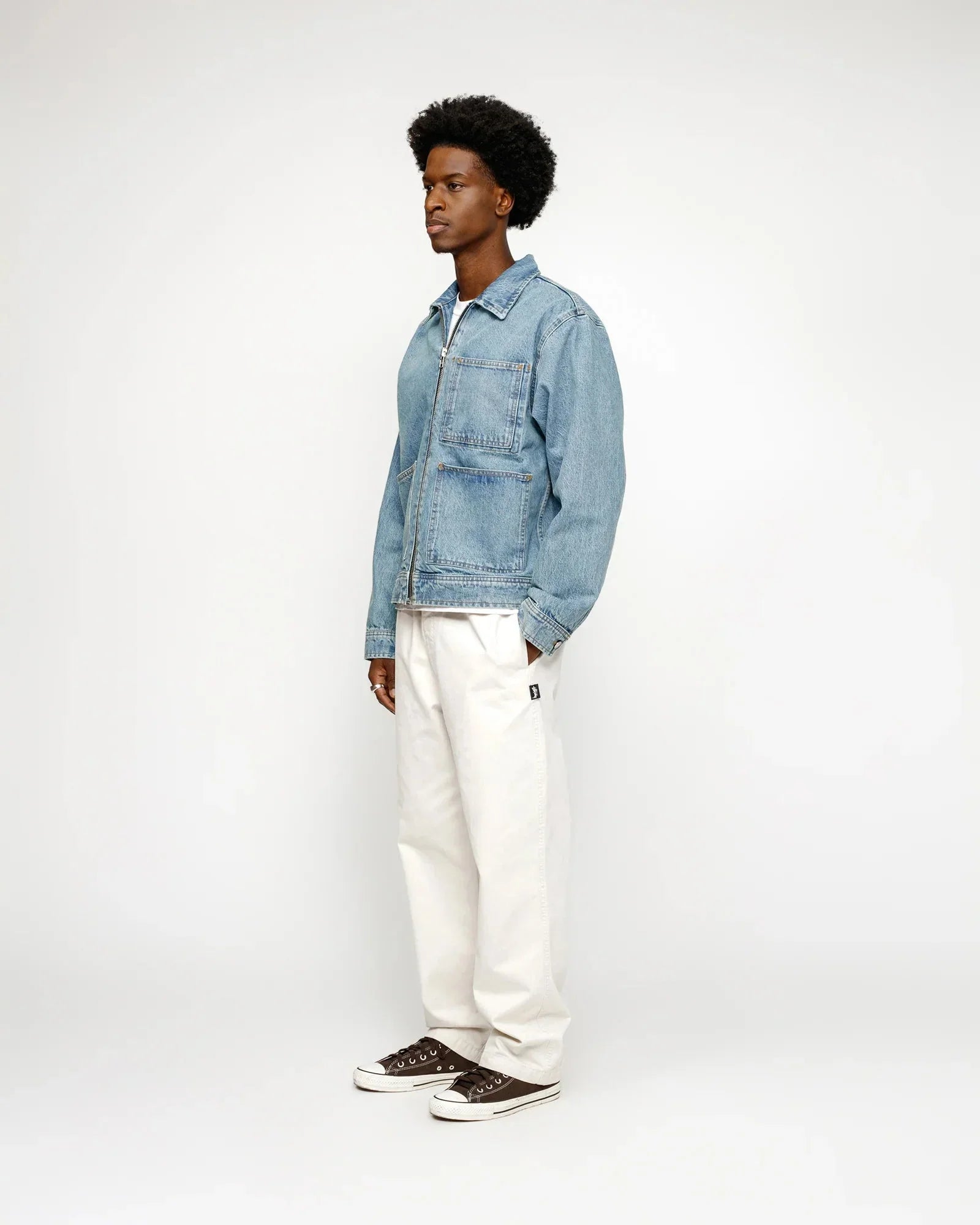 BEACH PANT BRUSHED COTTON - Four Street