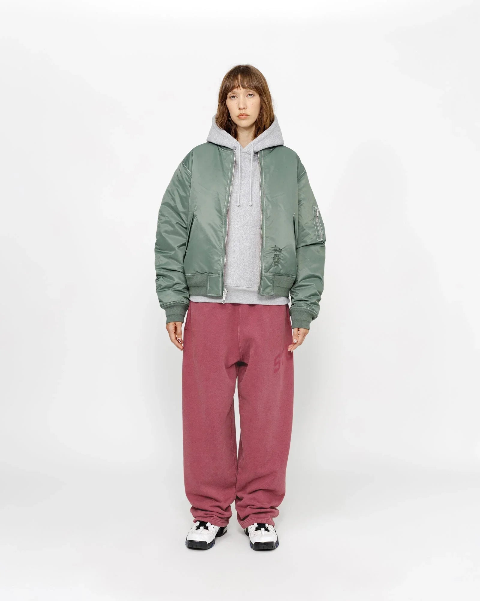 FLEECE PANT FADED GRAPHIC - Four Street