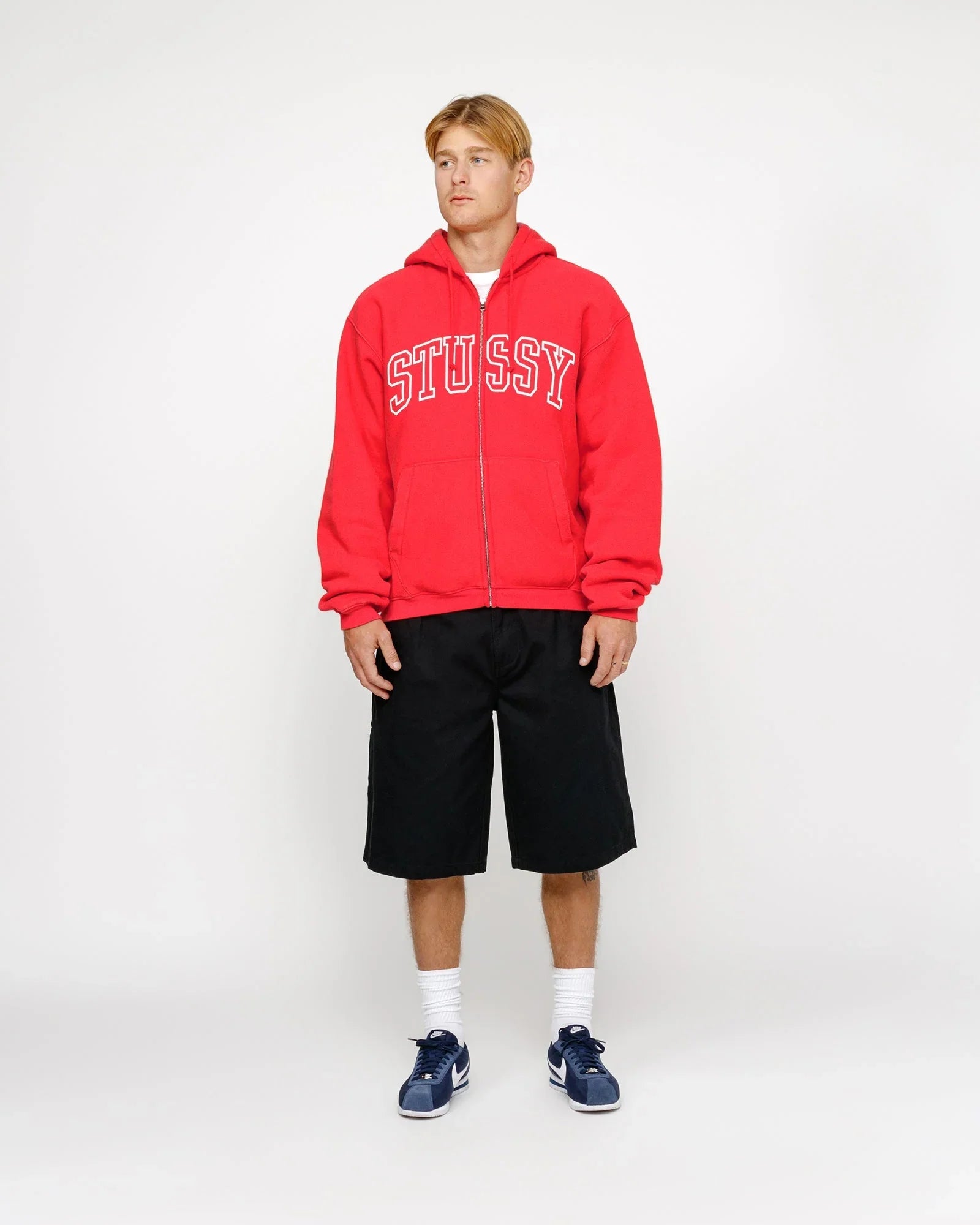 OUTLINE ZIP HOODIE - Four Street