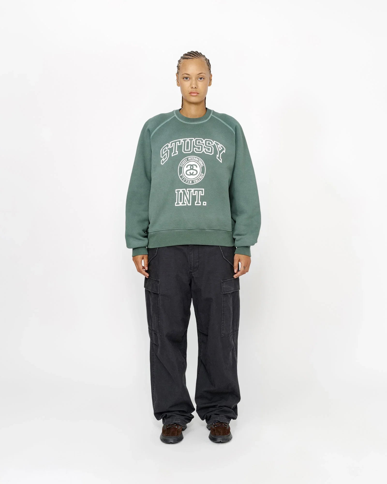 OVERLOCK VARSITY RAGLAN CREW - Four Street