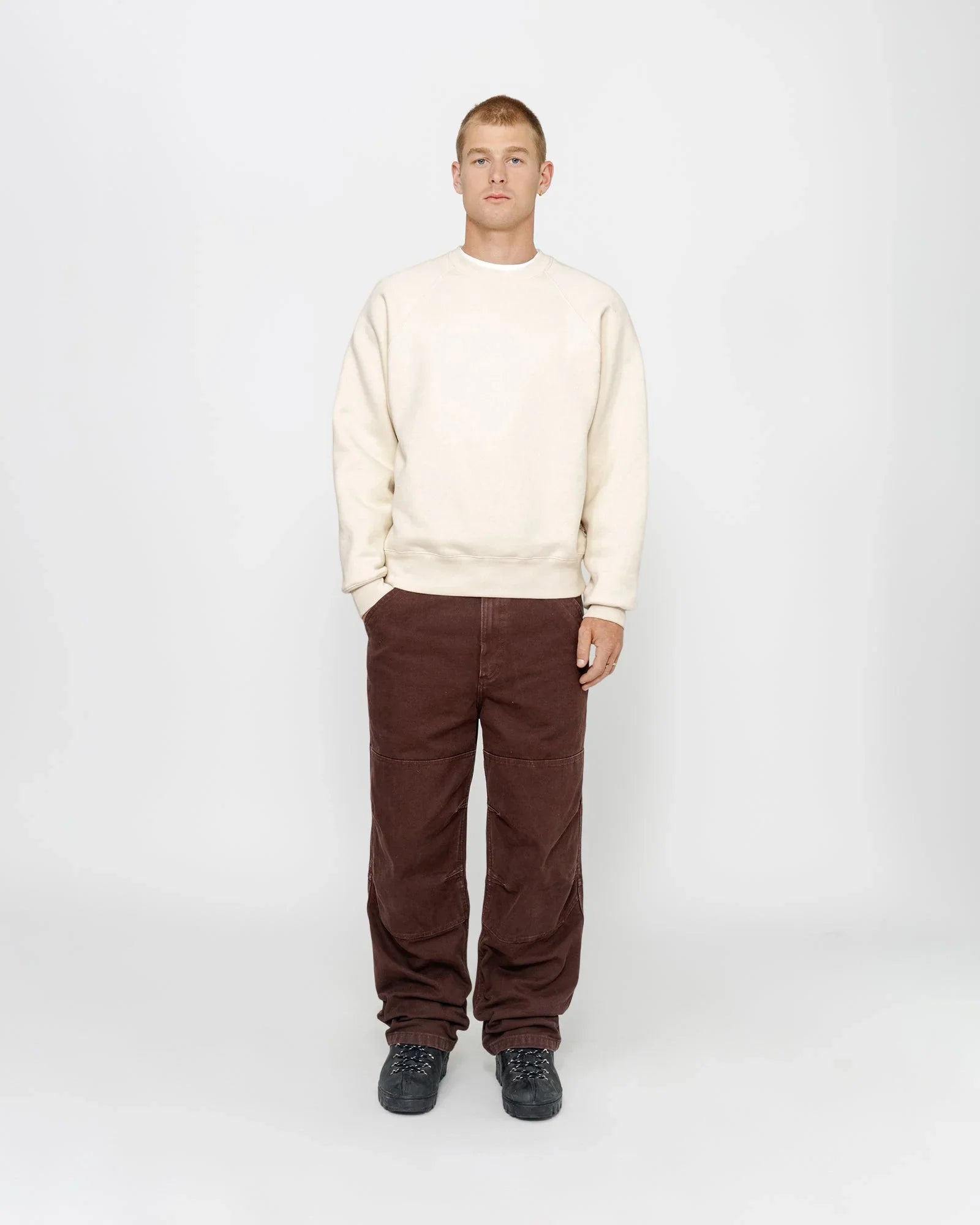 FLEECE RAGLAN CREW - Four Street