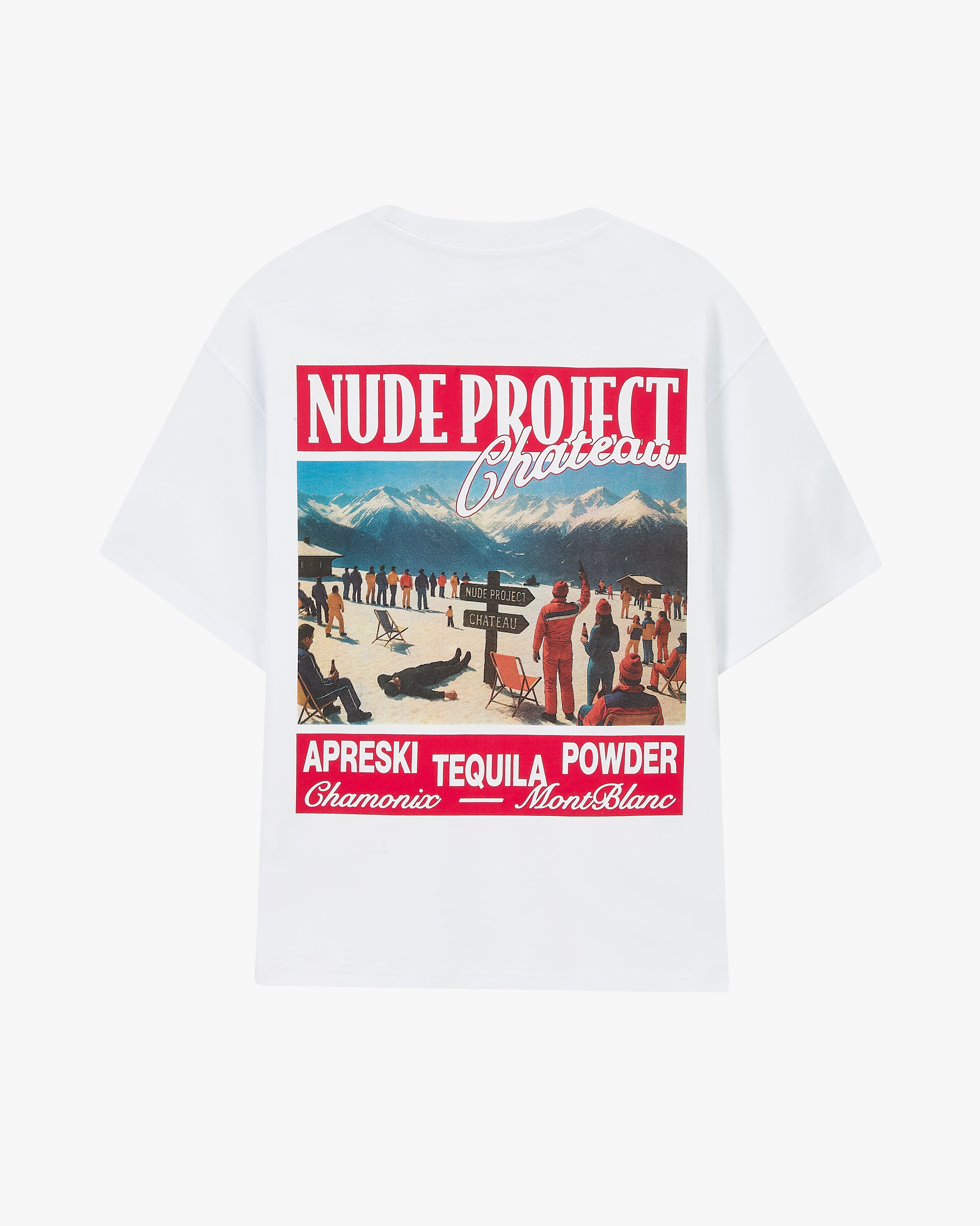 Chamonix Tee White