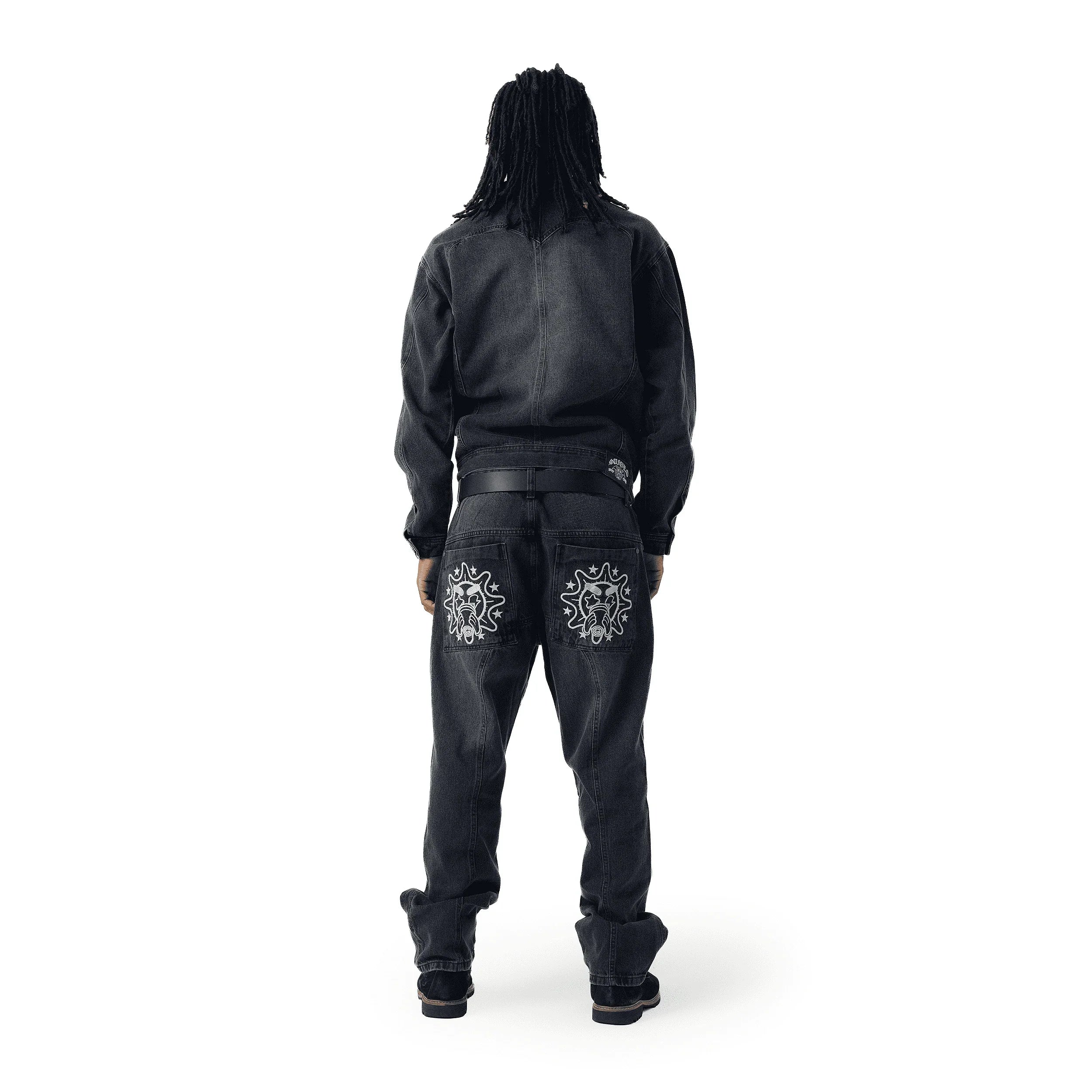 JACKET SUFGLO JEANS BLACK - Four Street