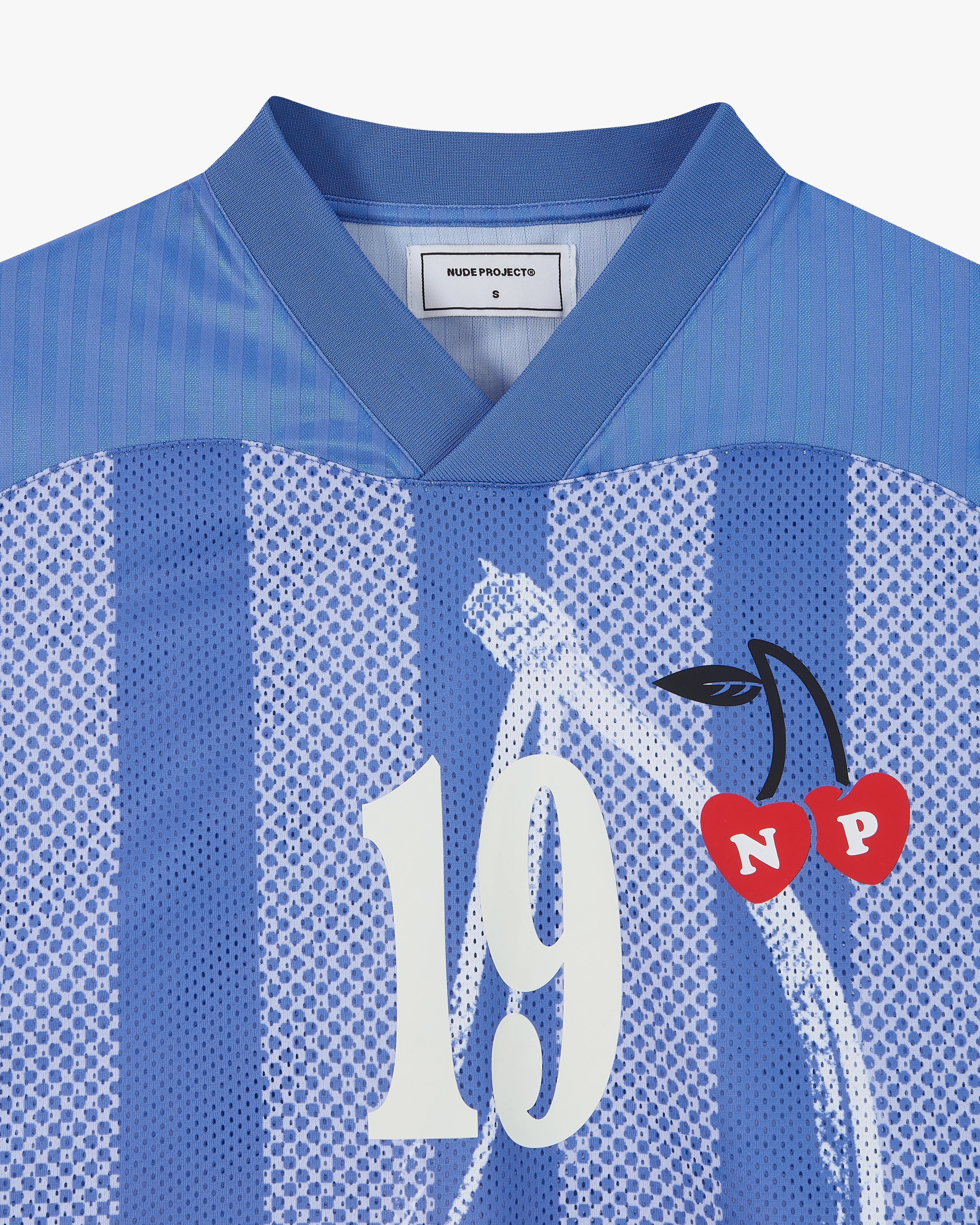 Paolo Football Long-Sleeve Tee Blue