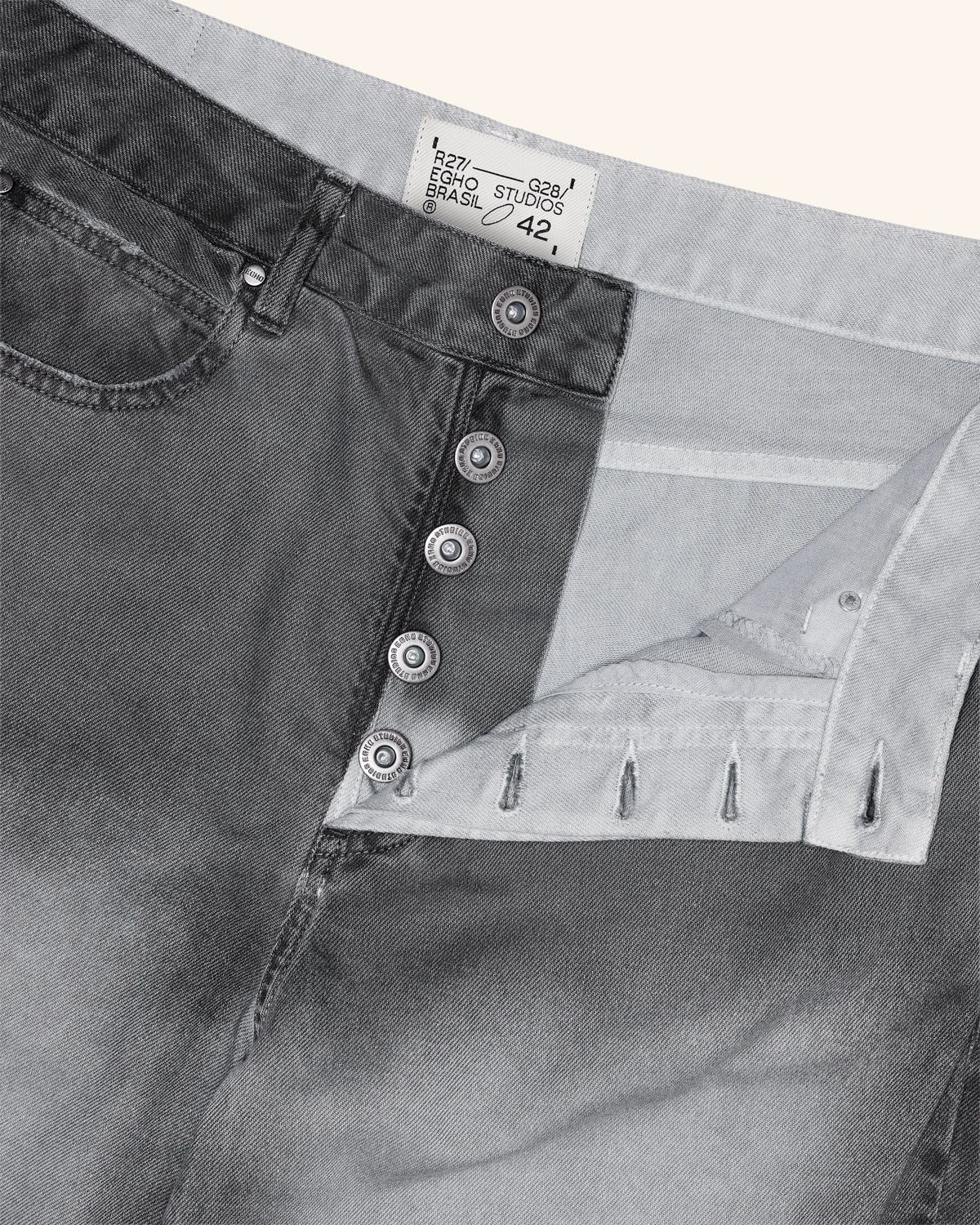 BONE FADED PANTS
