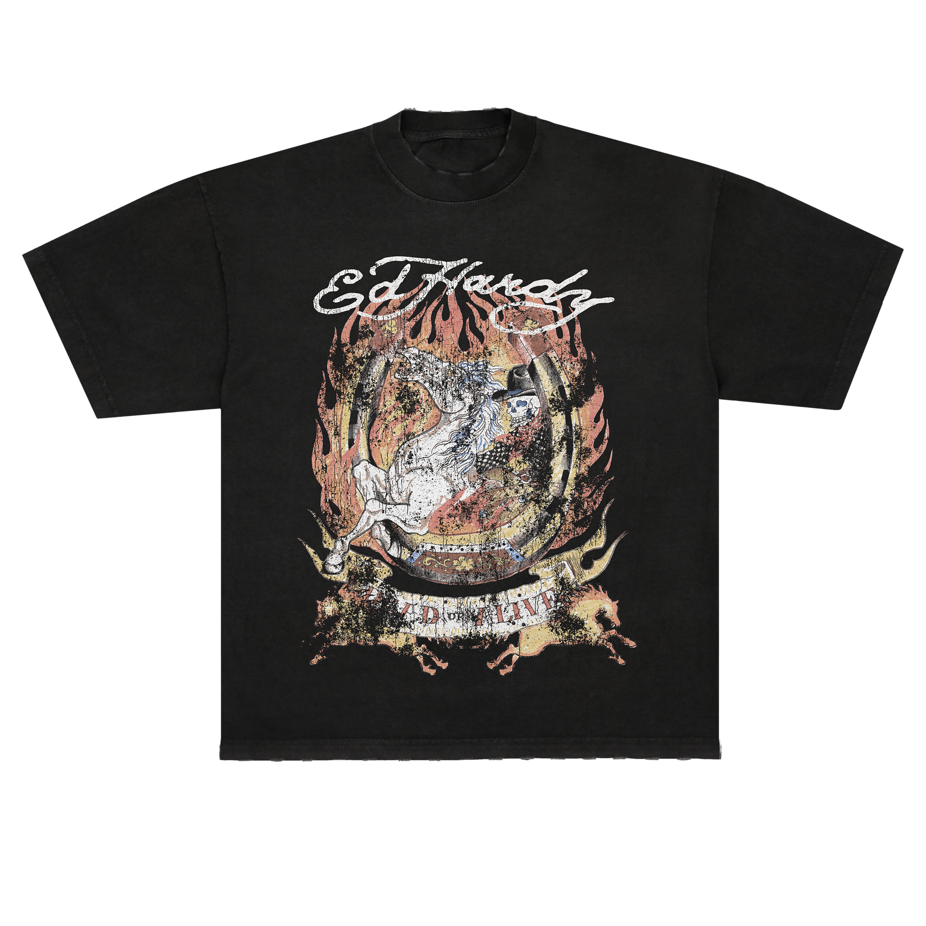Camiseta "Horse" Ed Hardy x Matuê
