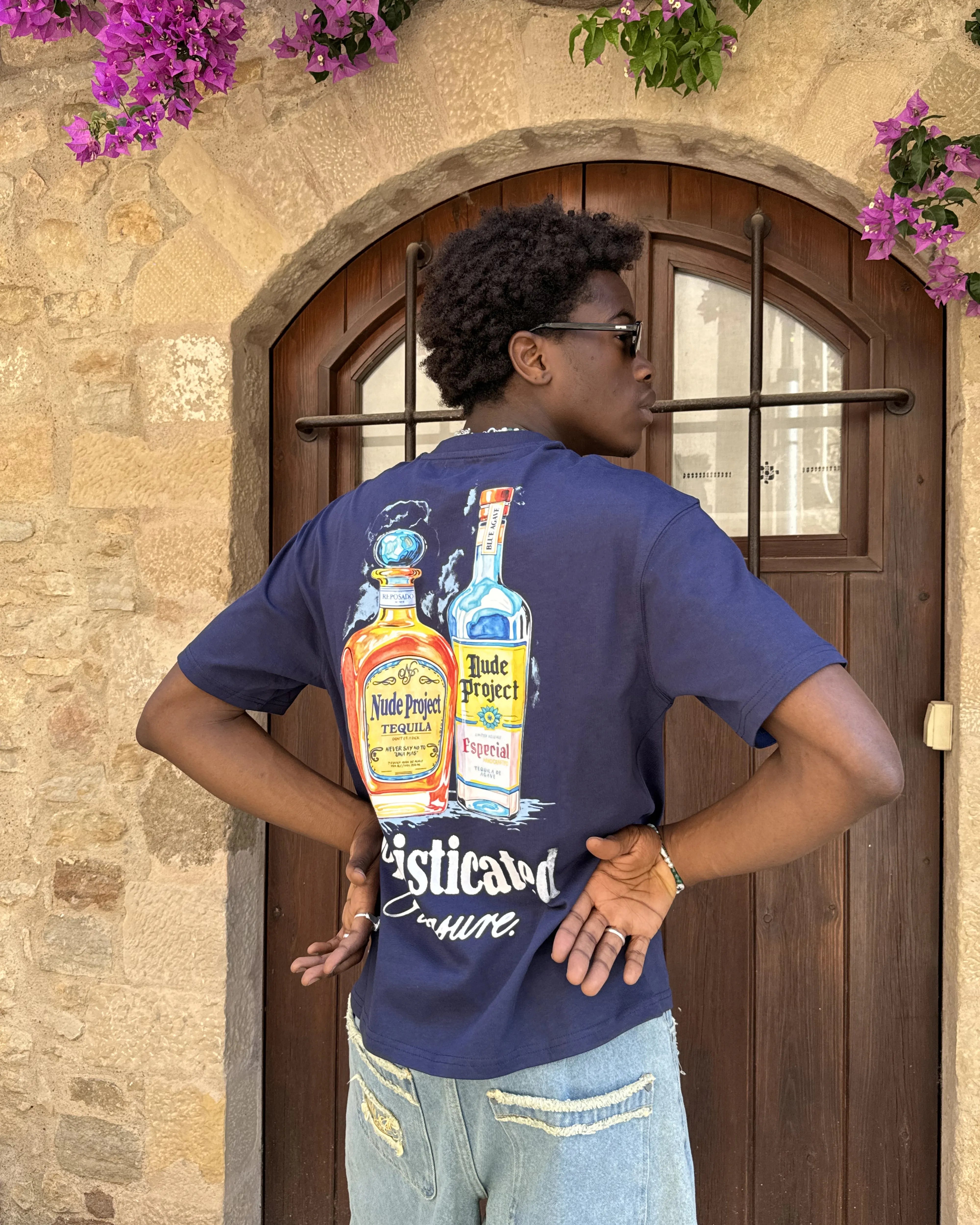 Pleasures Tee Navy