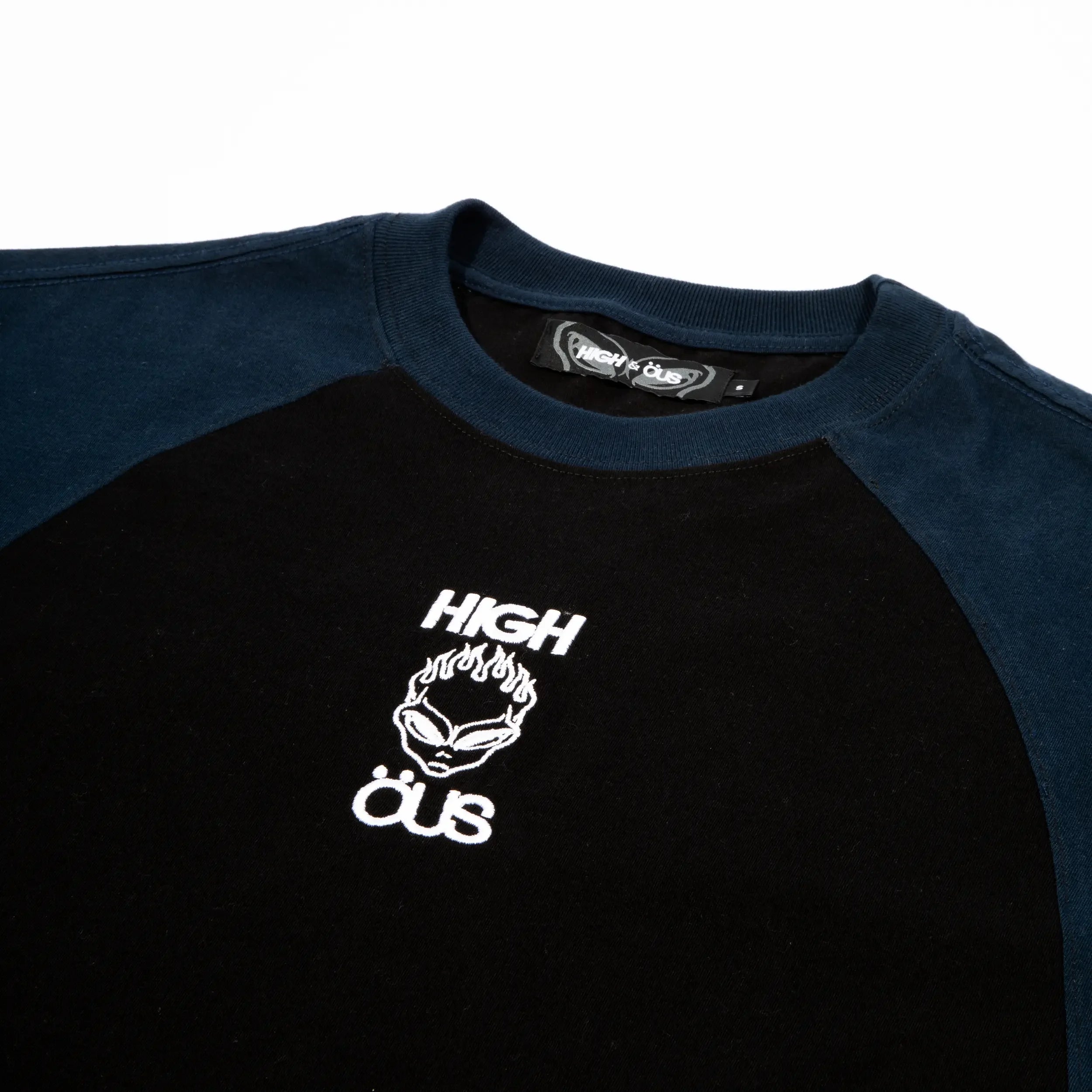 High & ÖUS T-Shirt Black - Four Street