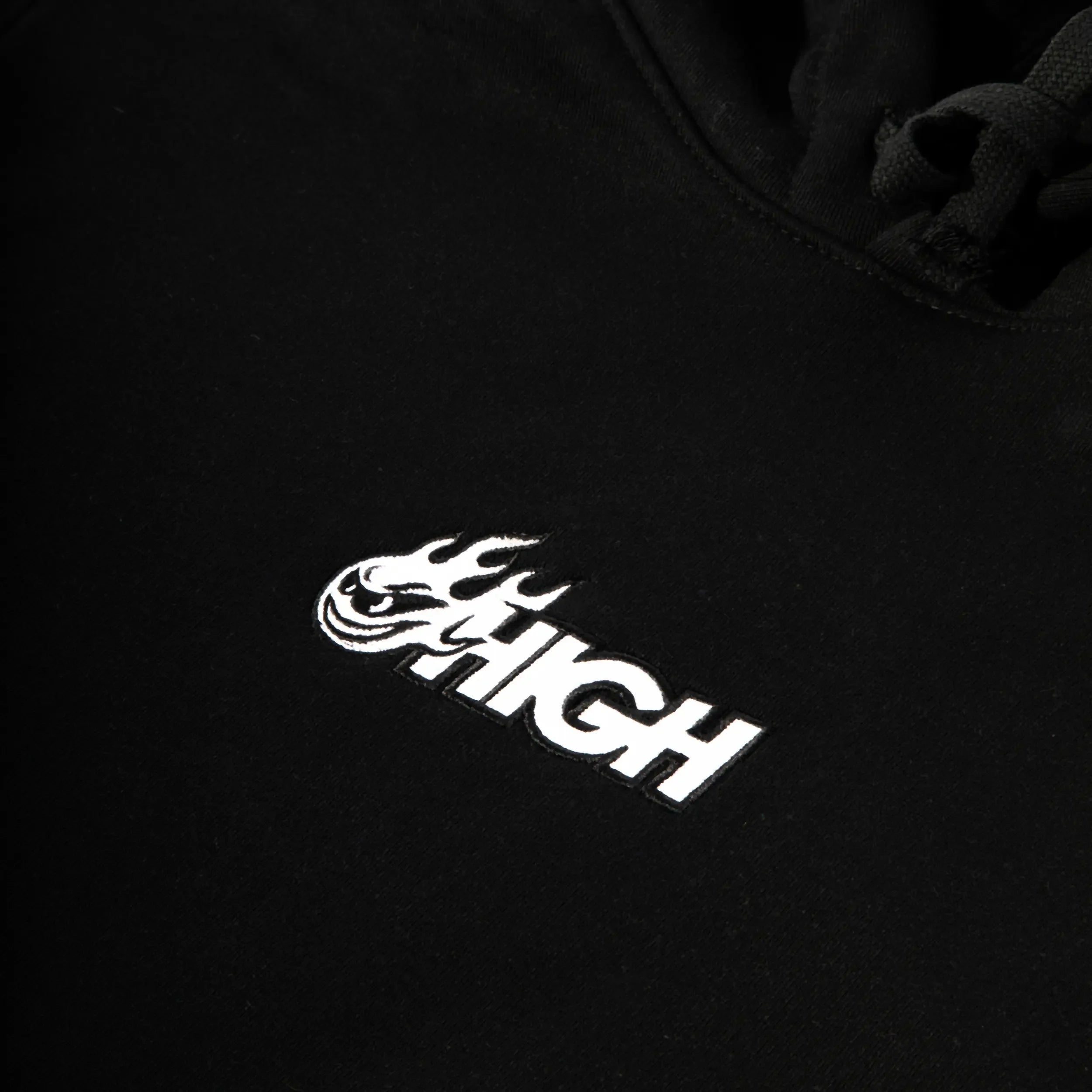 Hoodie Freddy Flames Black - Four Street