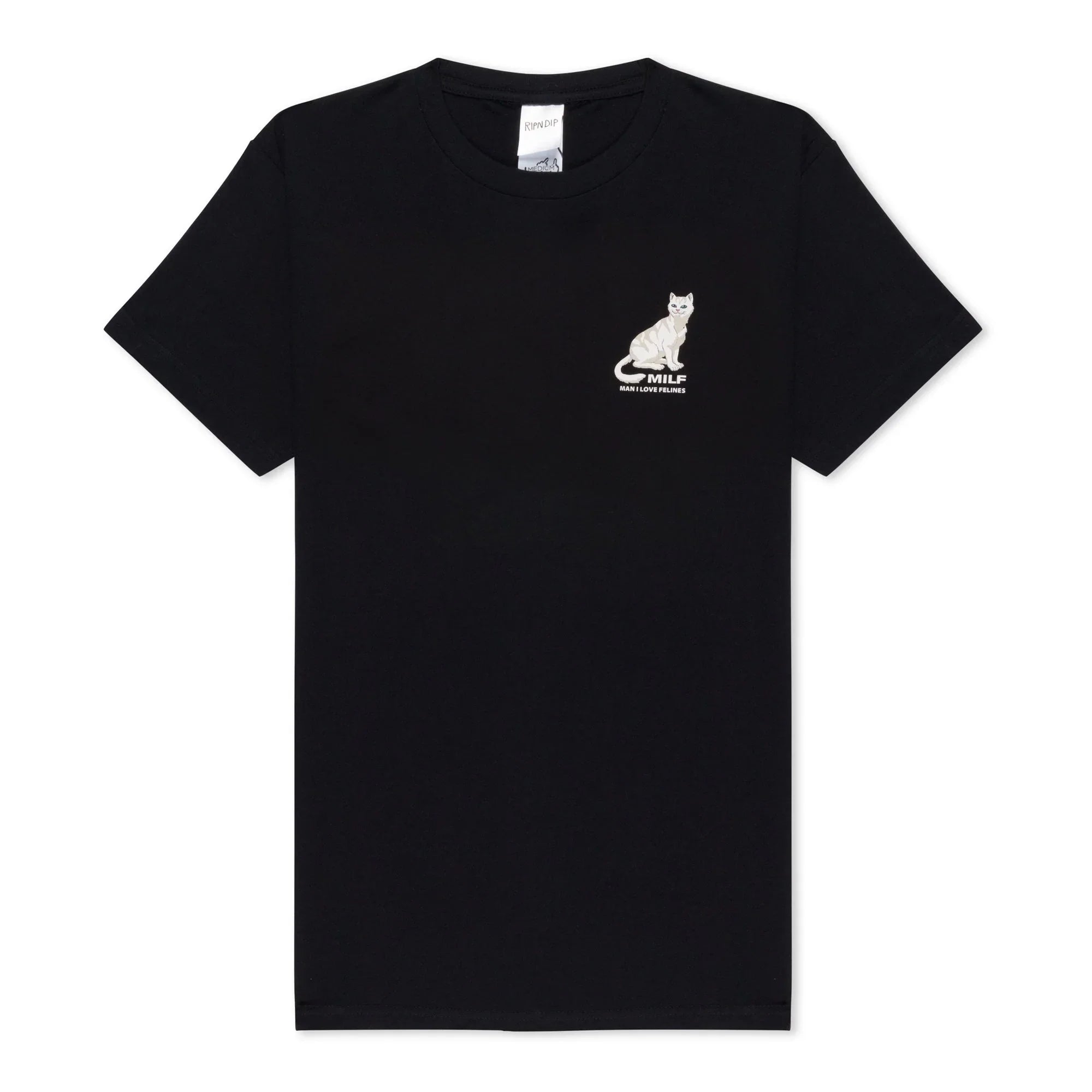 Man I Love Felines Tee (Black) - Preto - Camiseta - Four Street