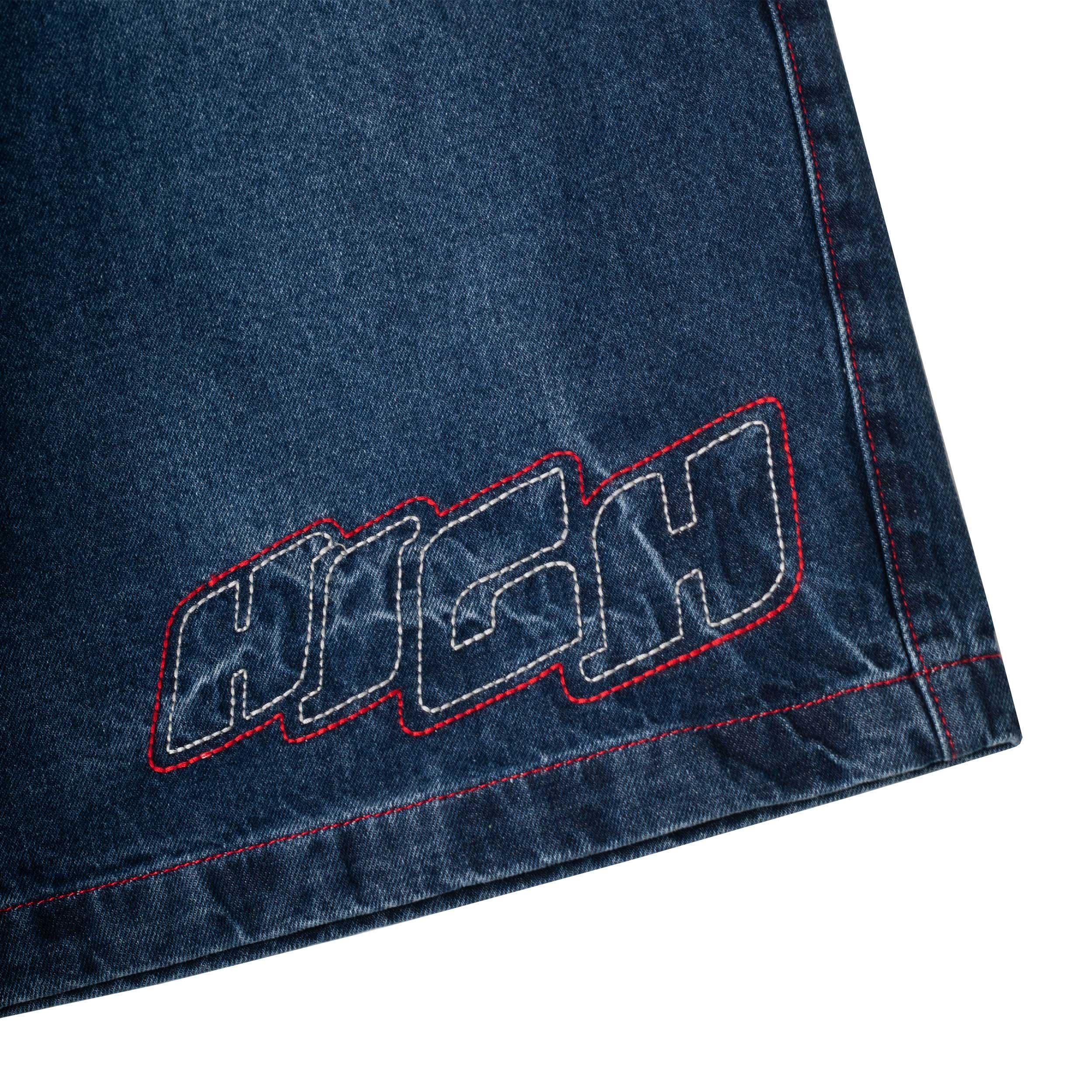 Jeans Shorts Hustle Blue - Four Street