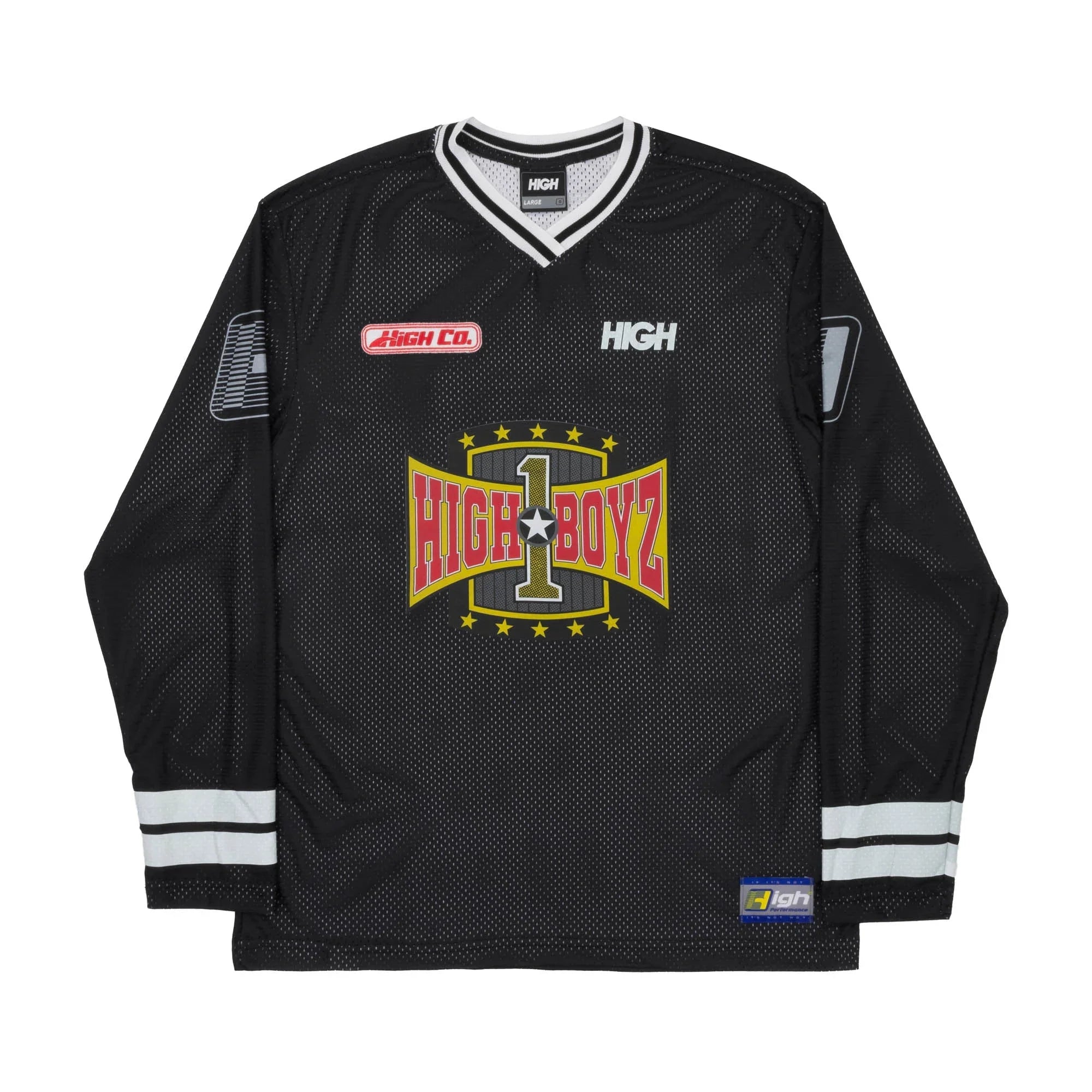 Jersey Longsleeve High "Champion" Preto - Four Street