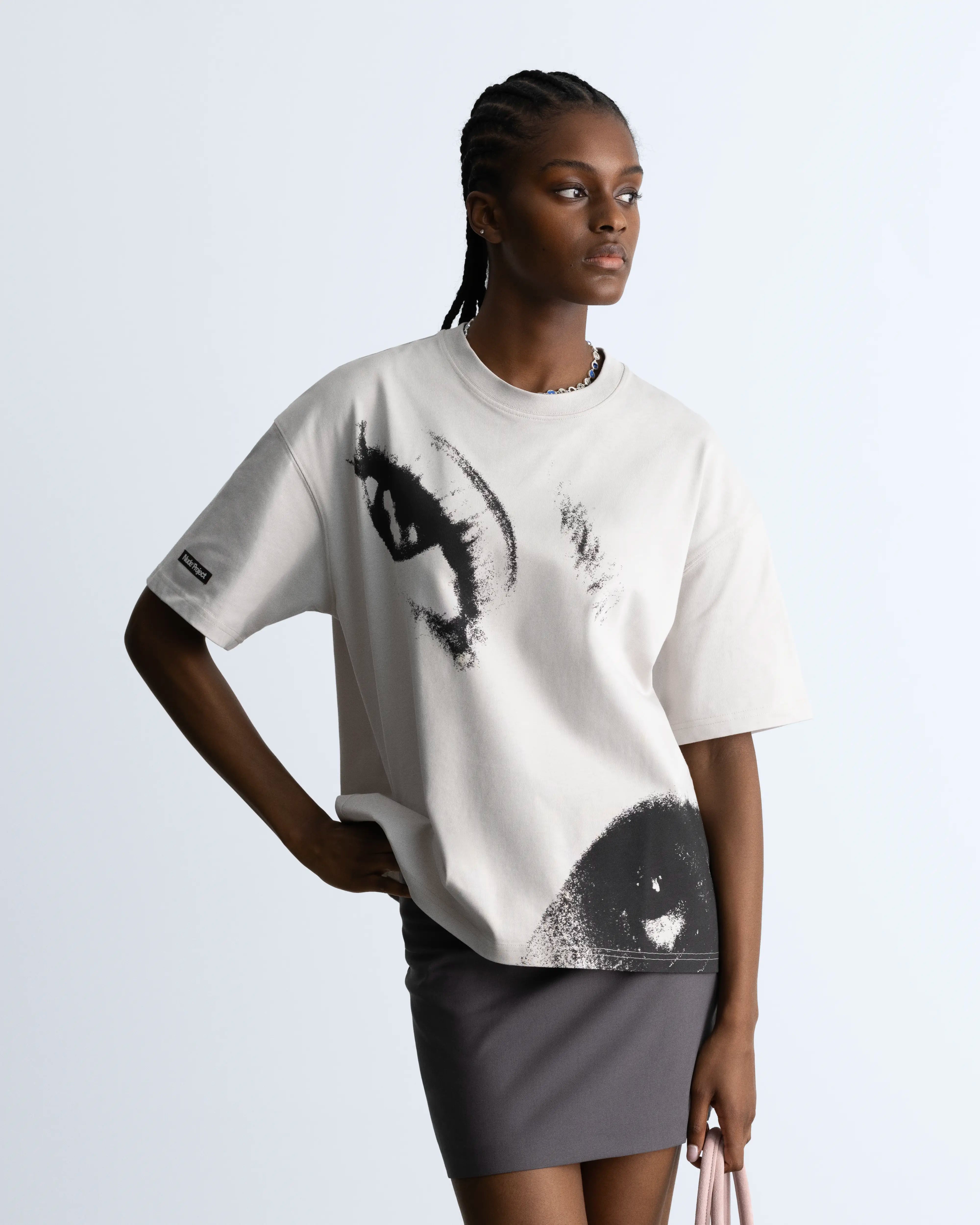 Camiseta Gaze Blanco Crema