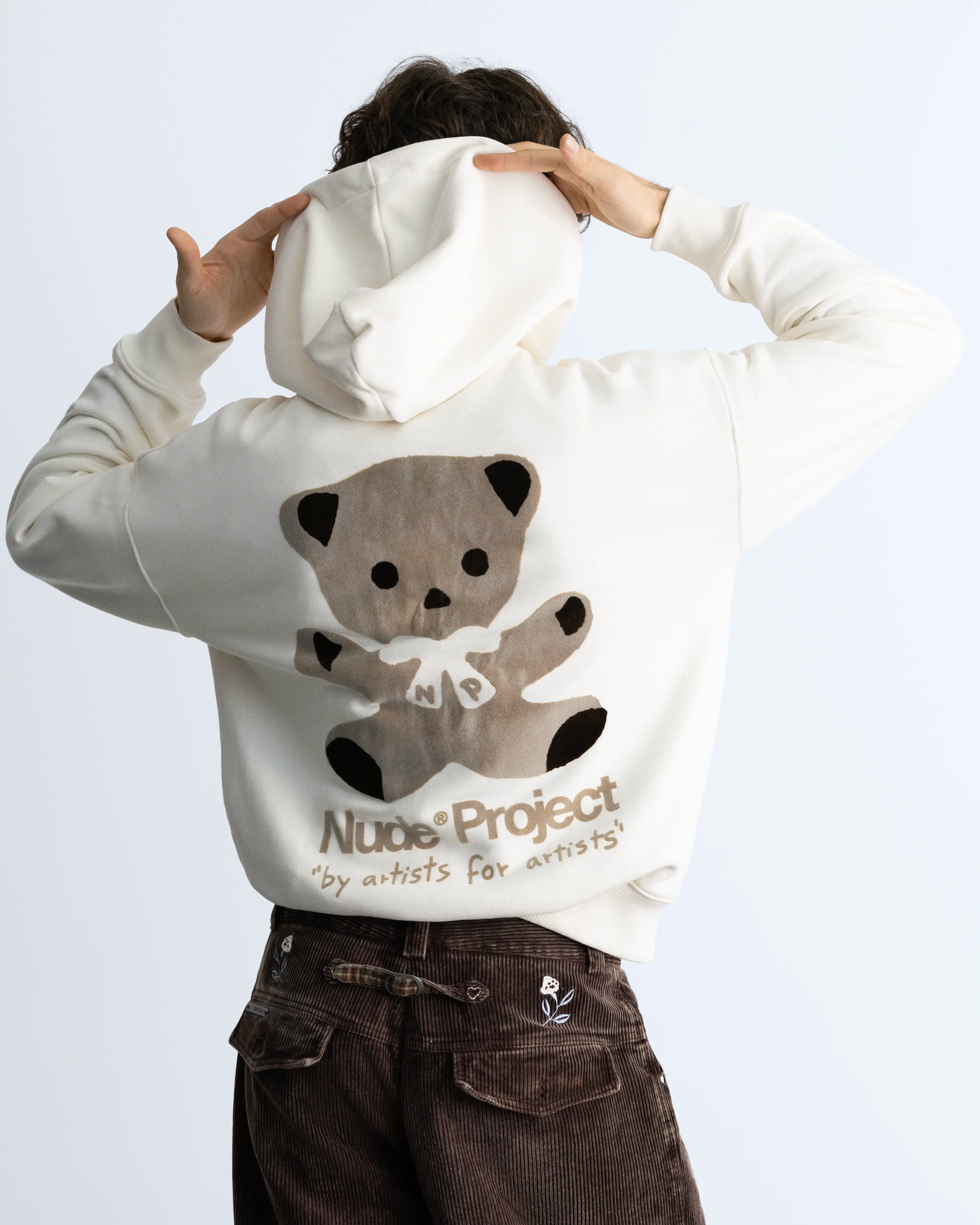 Sudadera Bear Blanco Crema