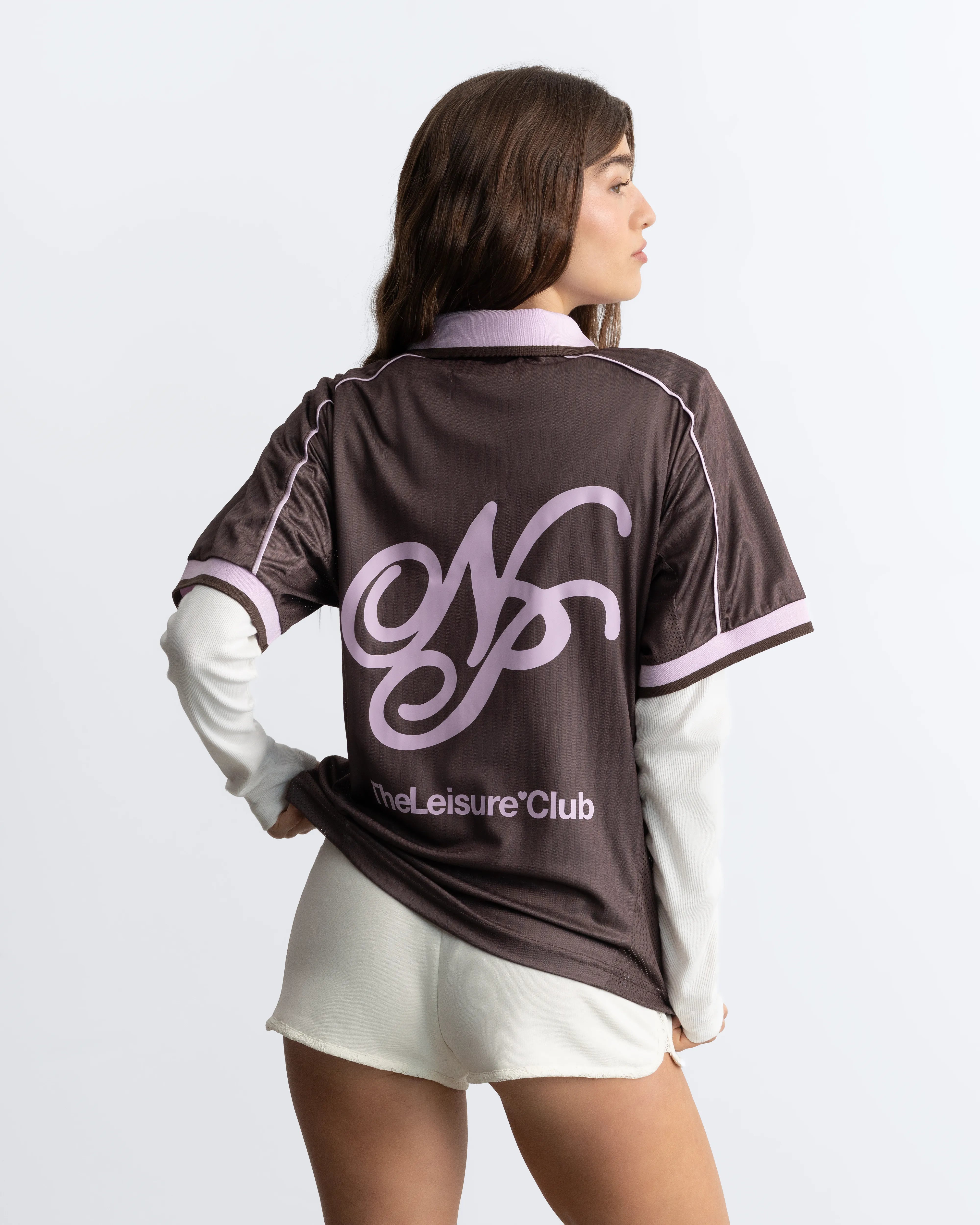 Basic Football Tee Brown