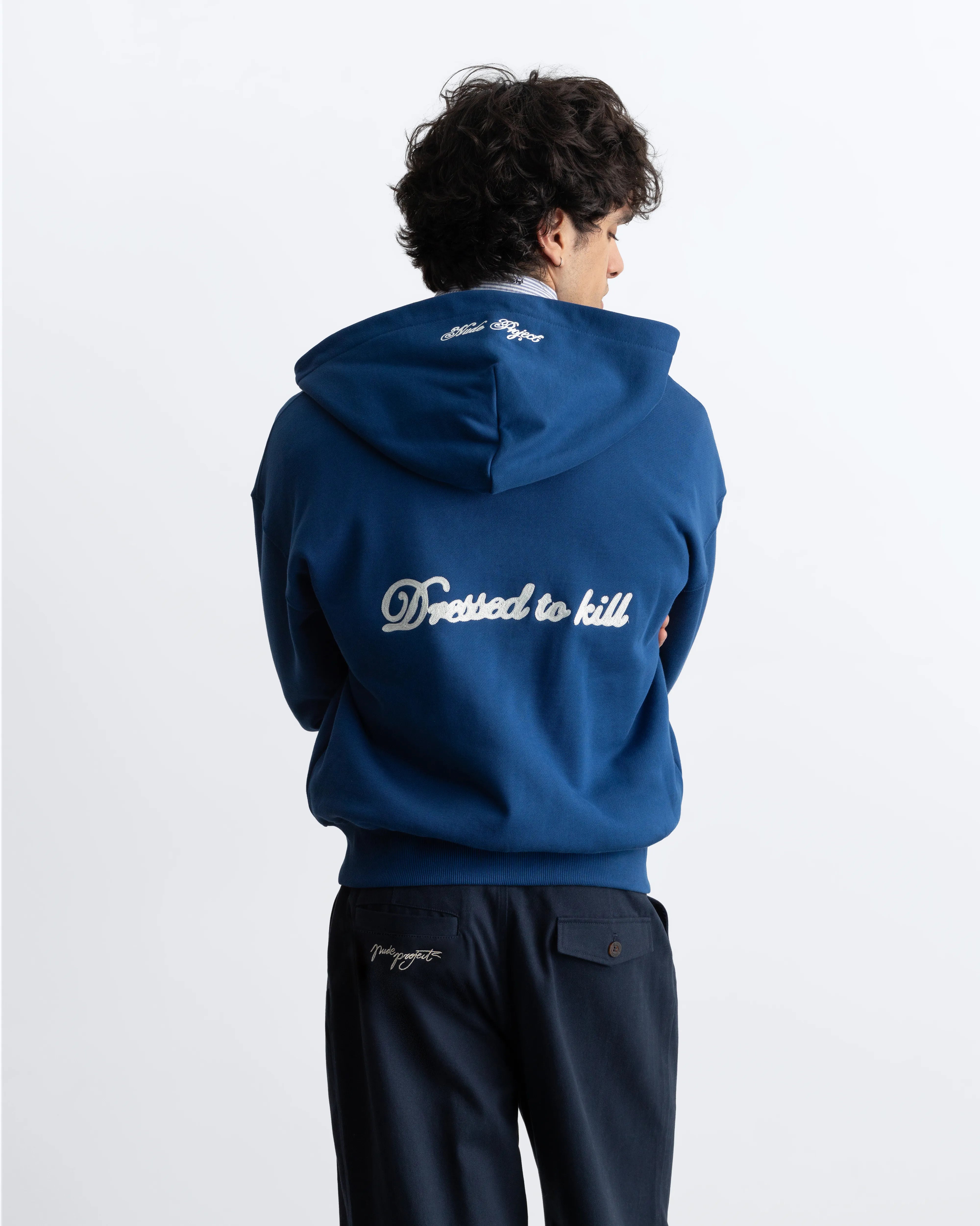 Kill Bill Zip-Up Hoodie Blue
