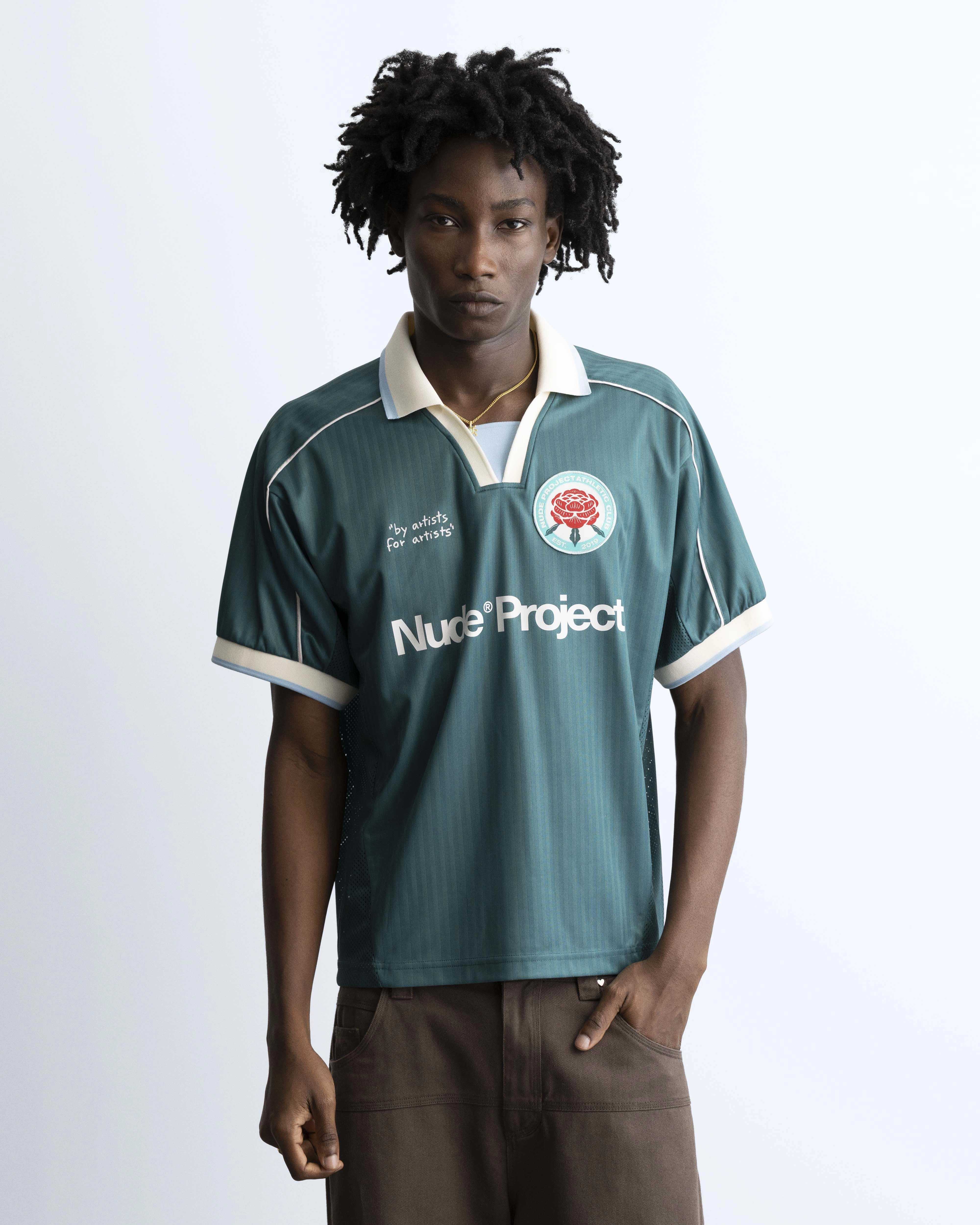 Basic Football Tee Green