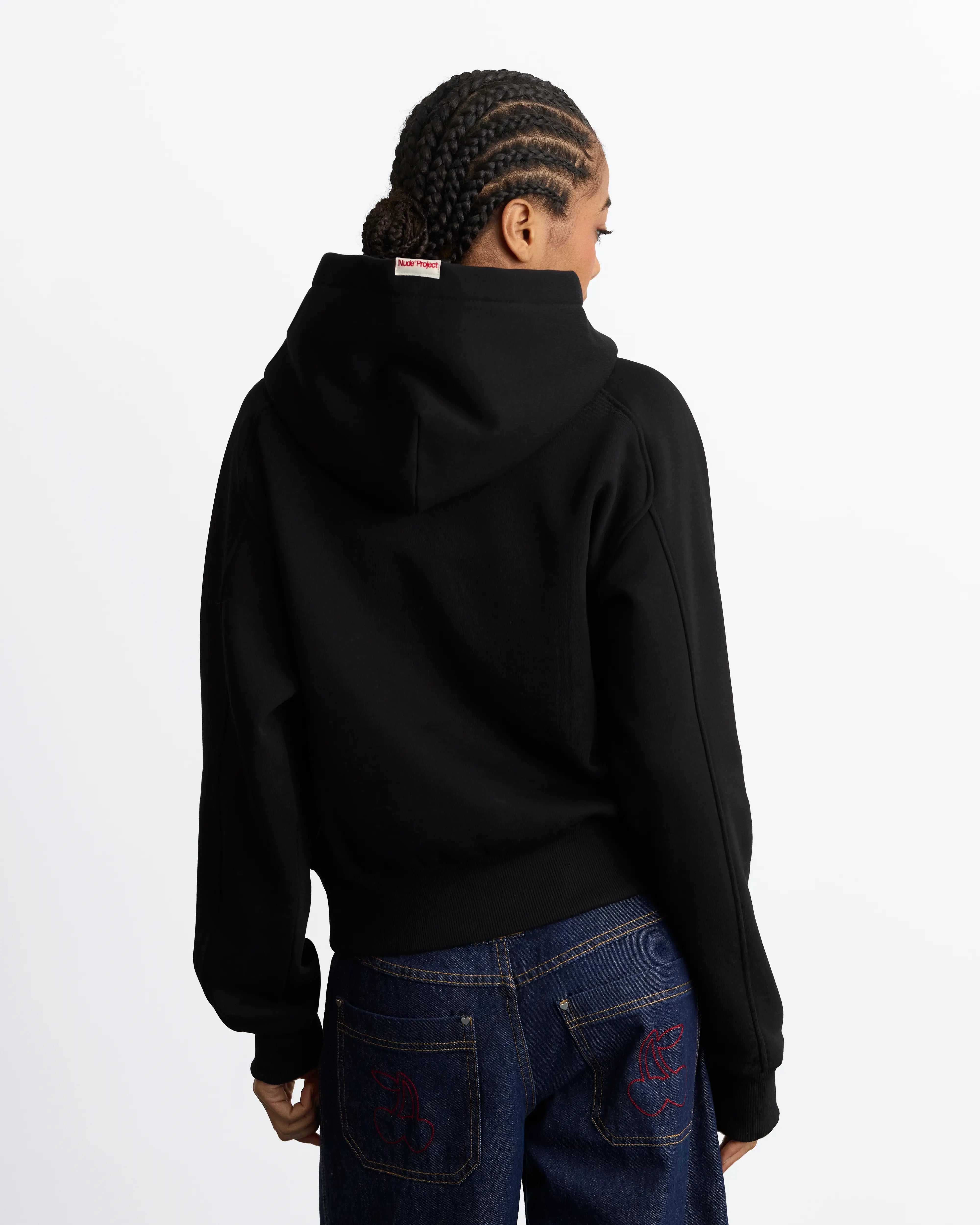 Basic Cherry Hoodie Black