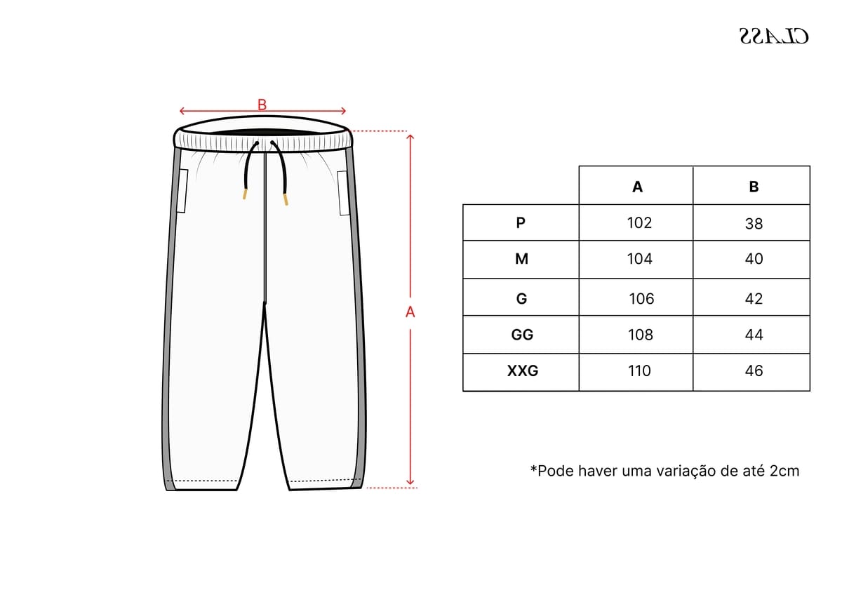 SWEATPANTS CLASS PALADIO "BRASIL" BLACK / DIJON