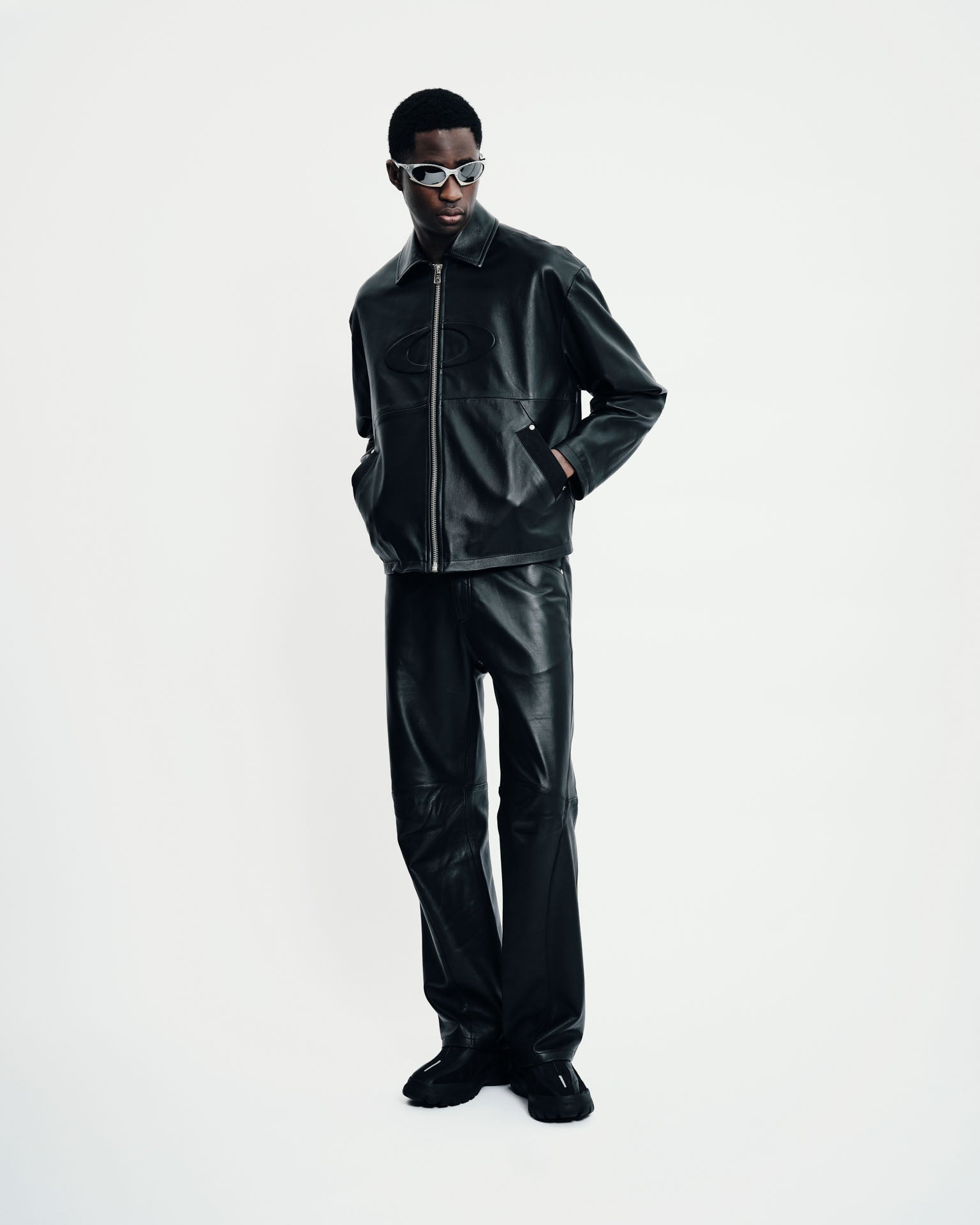 Calça de Couro Piet + Oakley