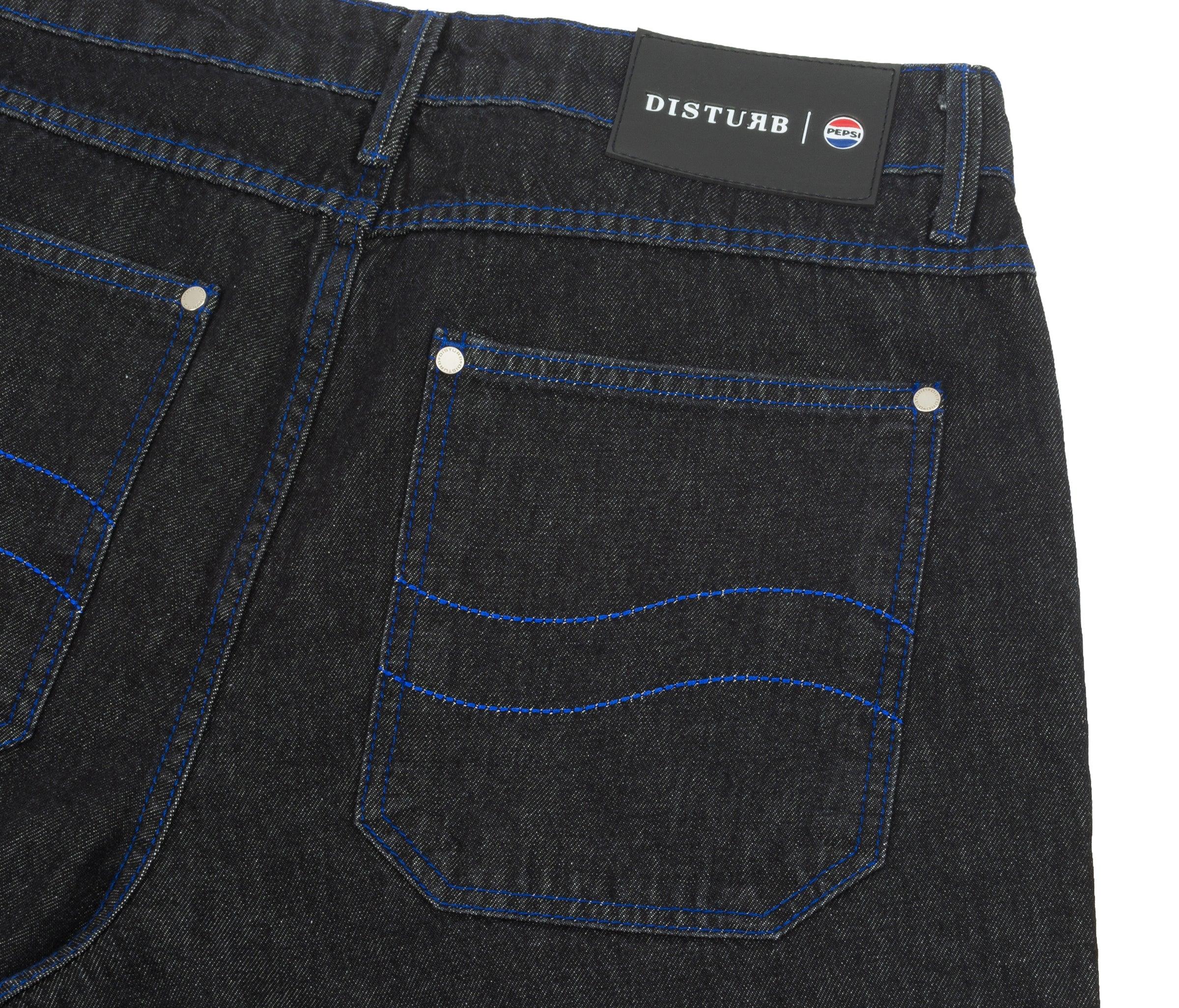 Screw Denim Pants in Black - Four Street