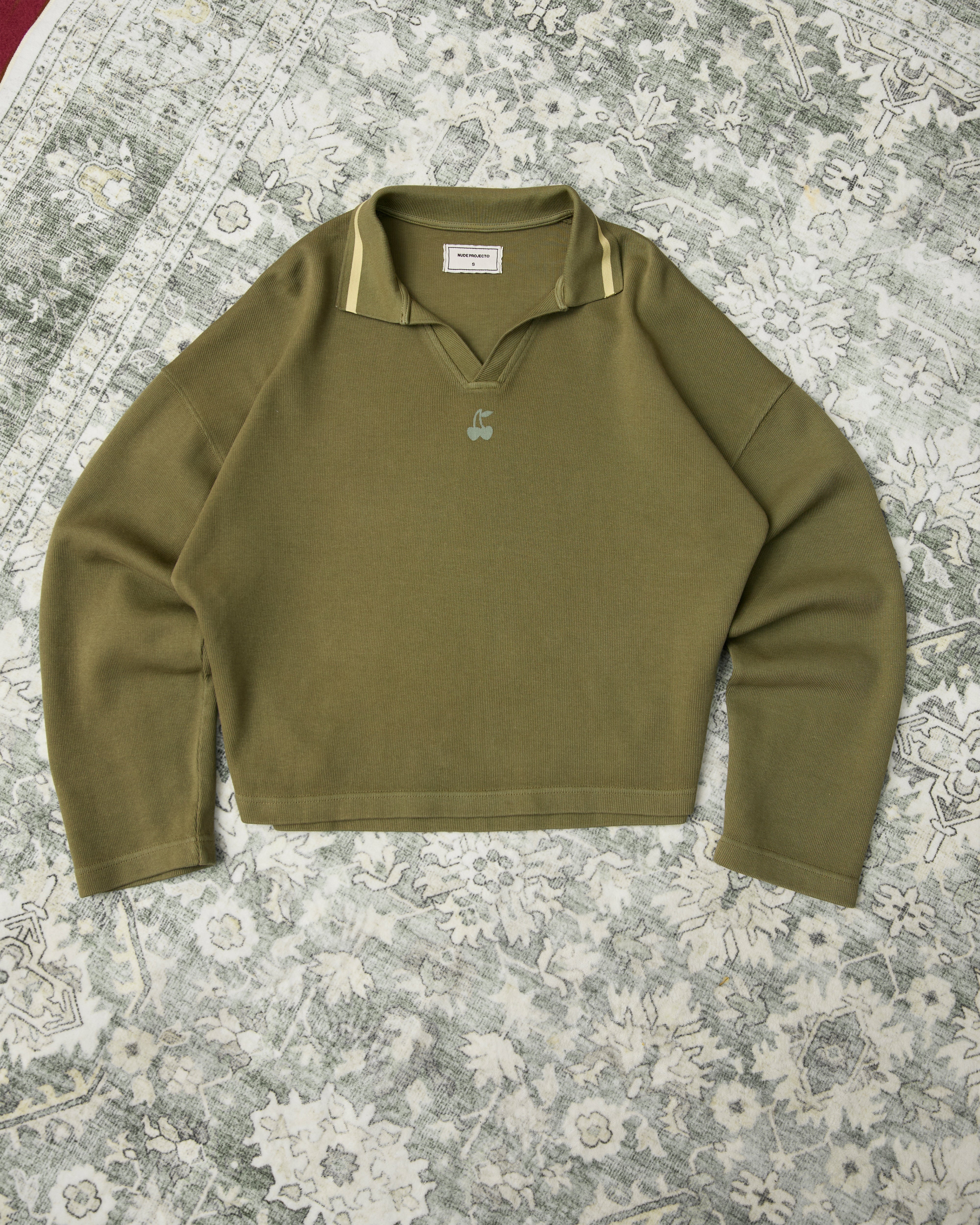 Cherry Beast Polo Green