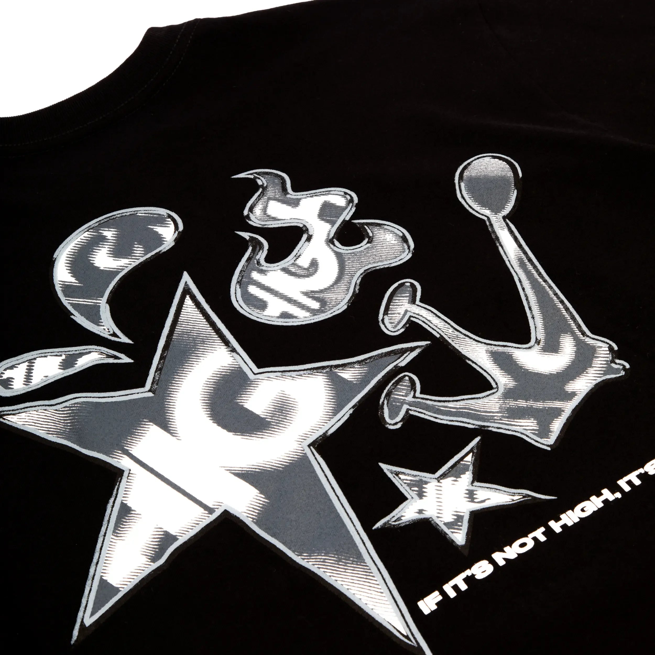 Tee Stamp Black - Four Street