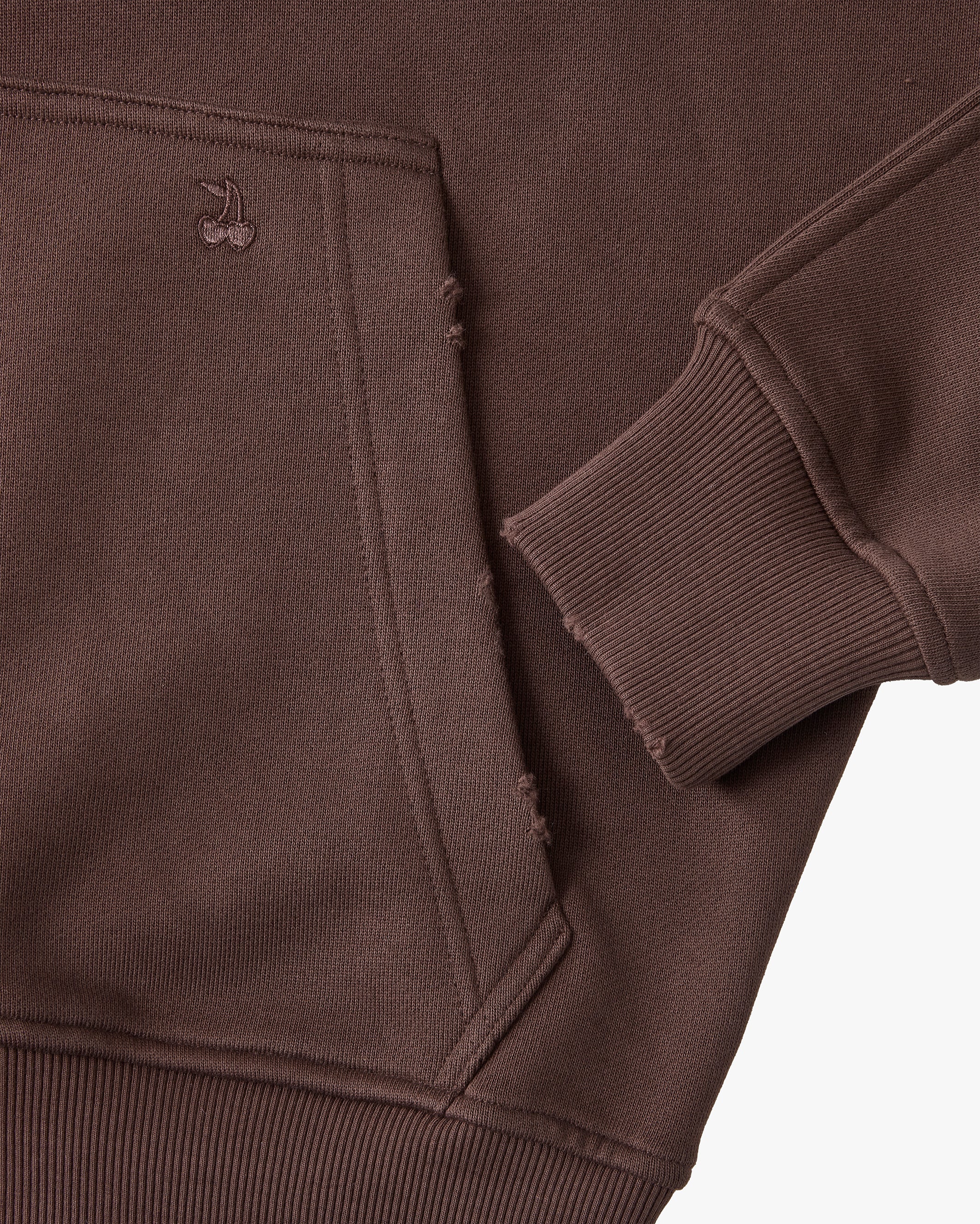 Marble Hoodie Brown
