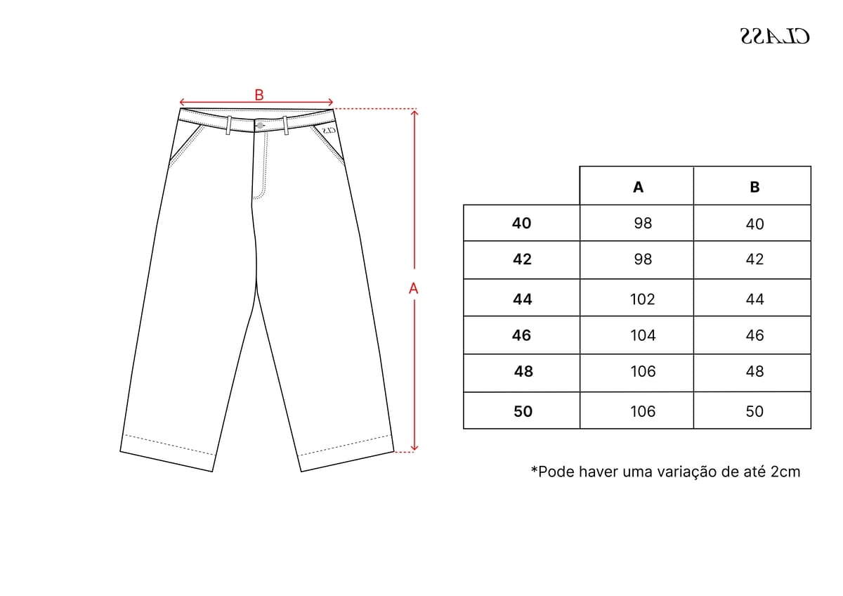 TWILL WIDE PANTS CLASS "DOTTEED PIPA" BLACK