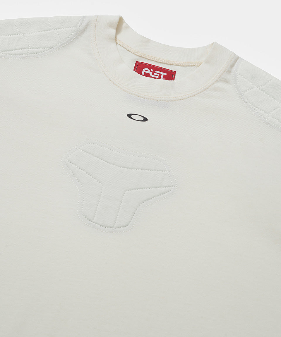 Camiseta Manga Longa Piet + Oakley - Bone White