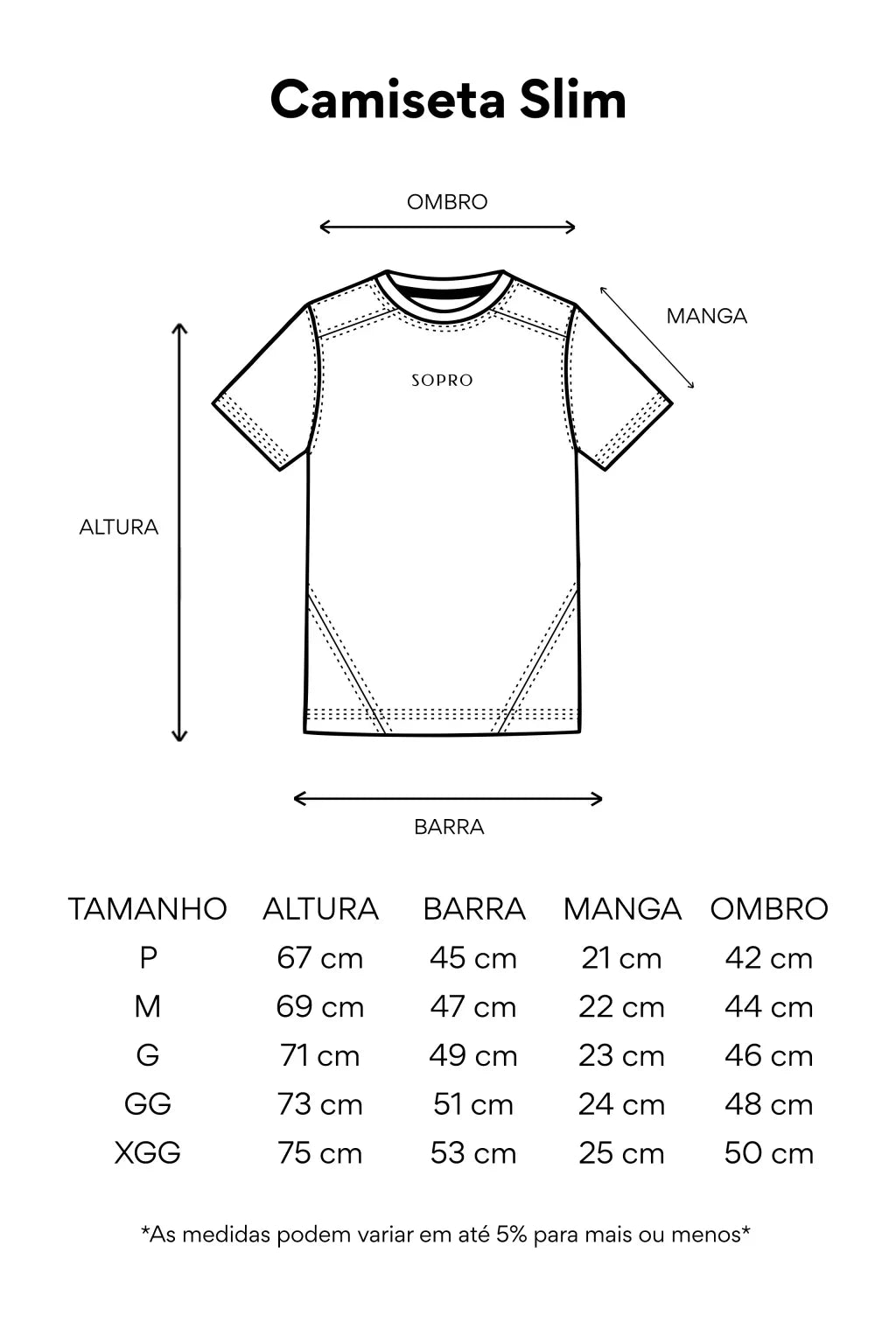 Camiseta Slim Off White