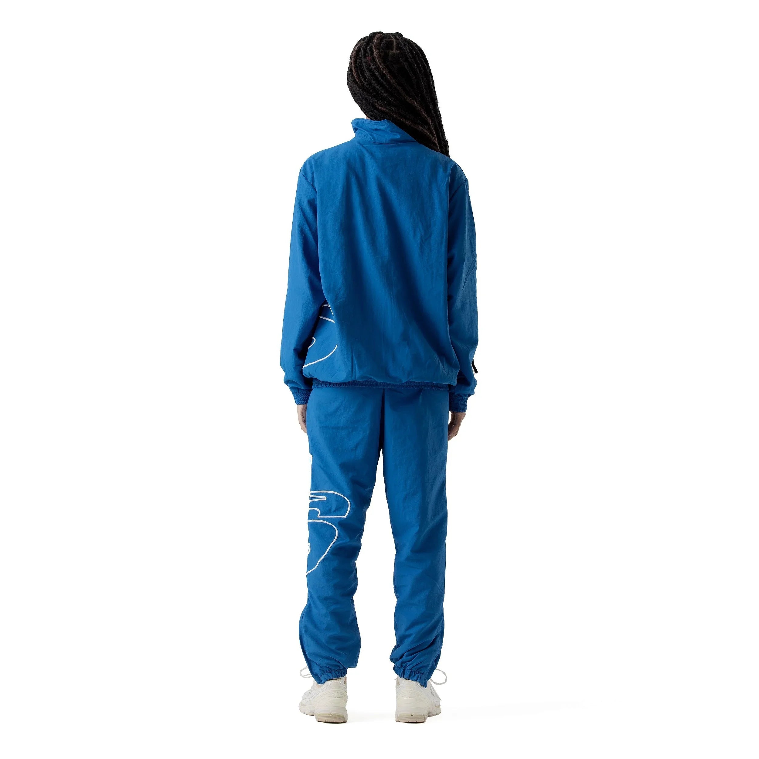 TRACK JACKET S STAR NAVY BLUE - Four Street