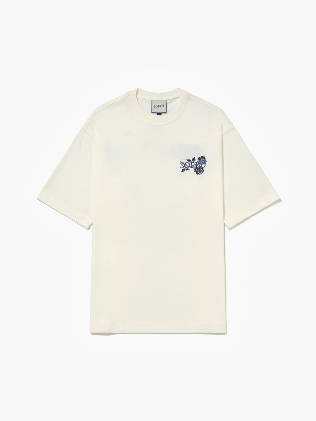 Camiseta Over Flores de Casa