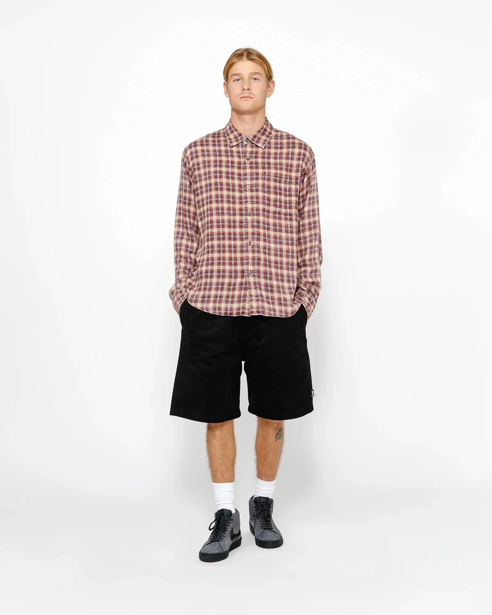 BEACH SHORT BRUSHED COTTON - Four Street