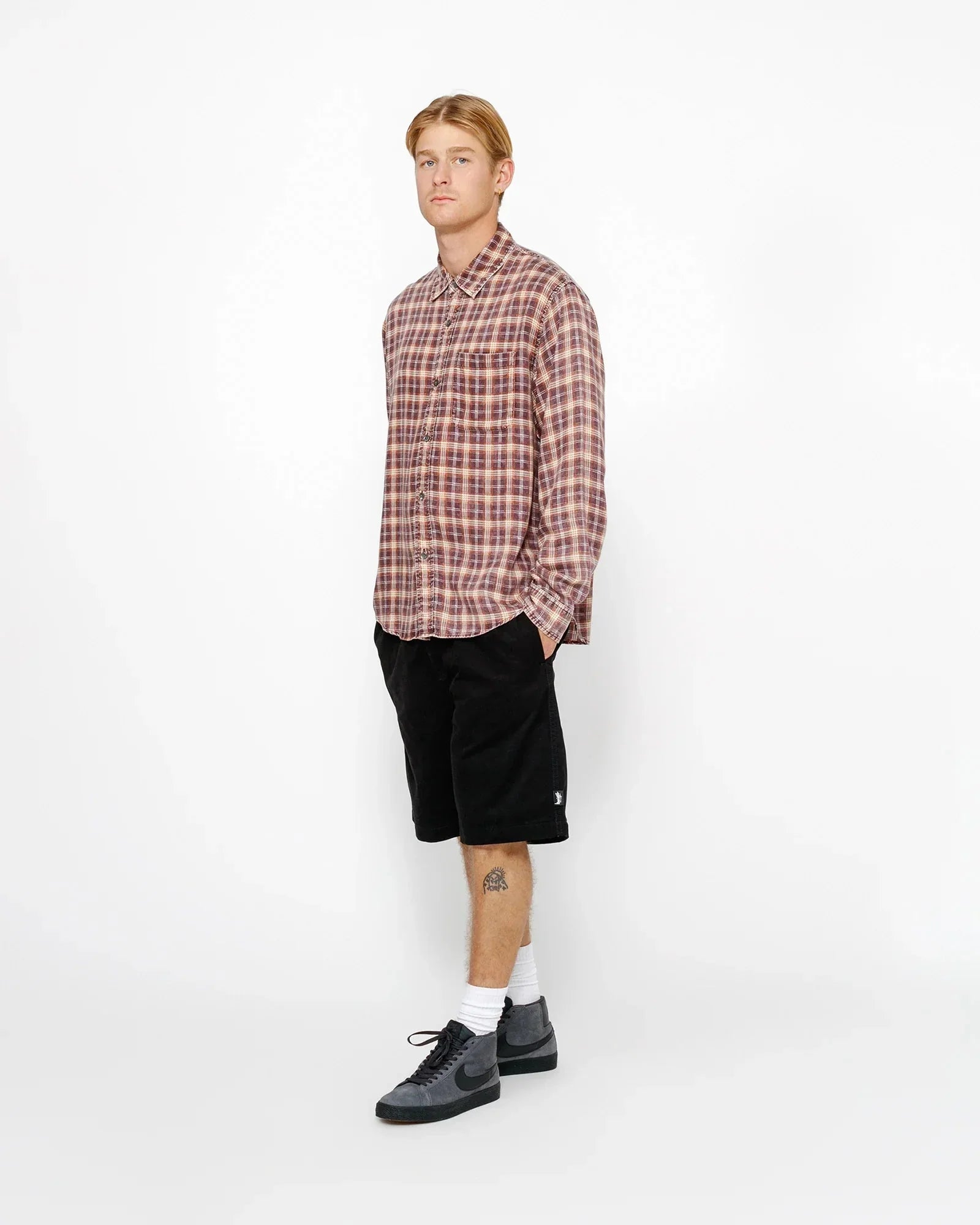 BEACH SHORT BRUSHED COTTON - Four Street