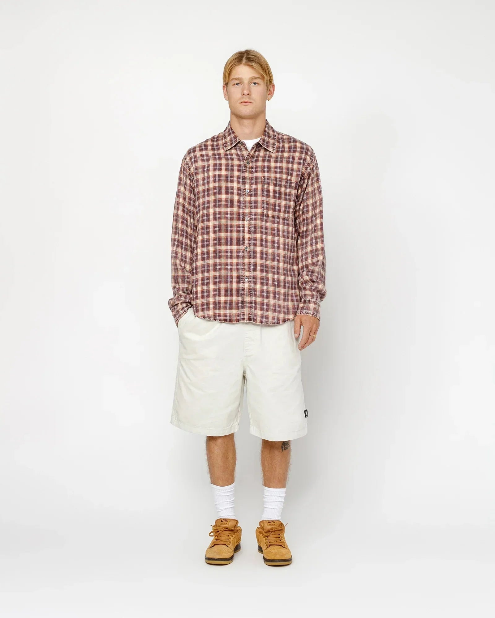 BEACH SHORT BRUSHED COTTON - Four Street