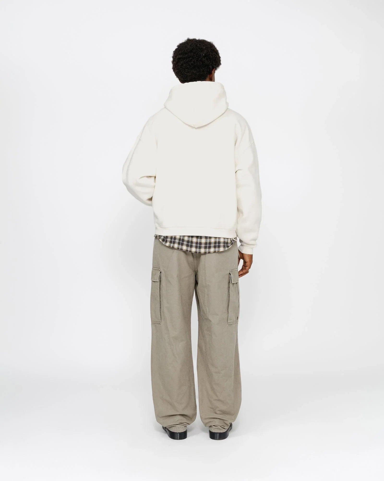 SATIN PATCH HOODIE - Four Street