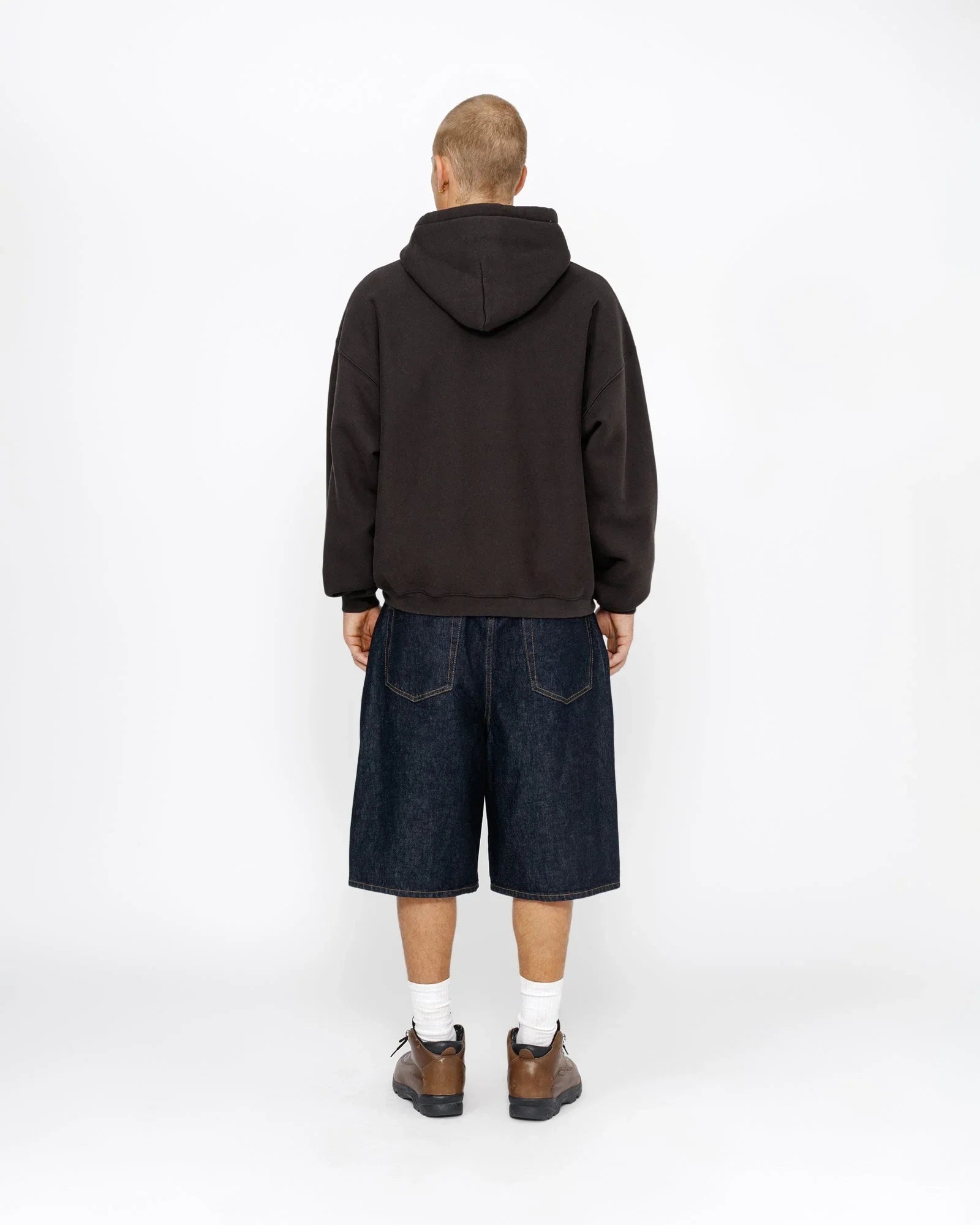 SATIN PATCH HOODIE - Four Street