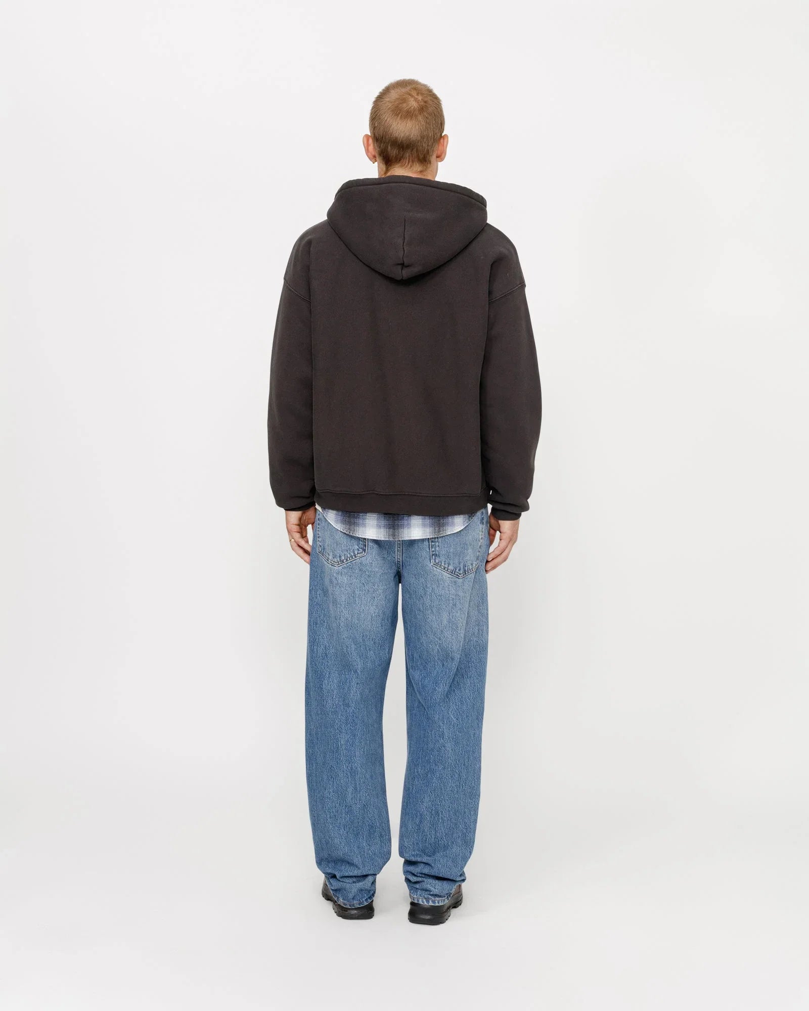 FADED GRAPHIC ZIP HOODIE - Four Street