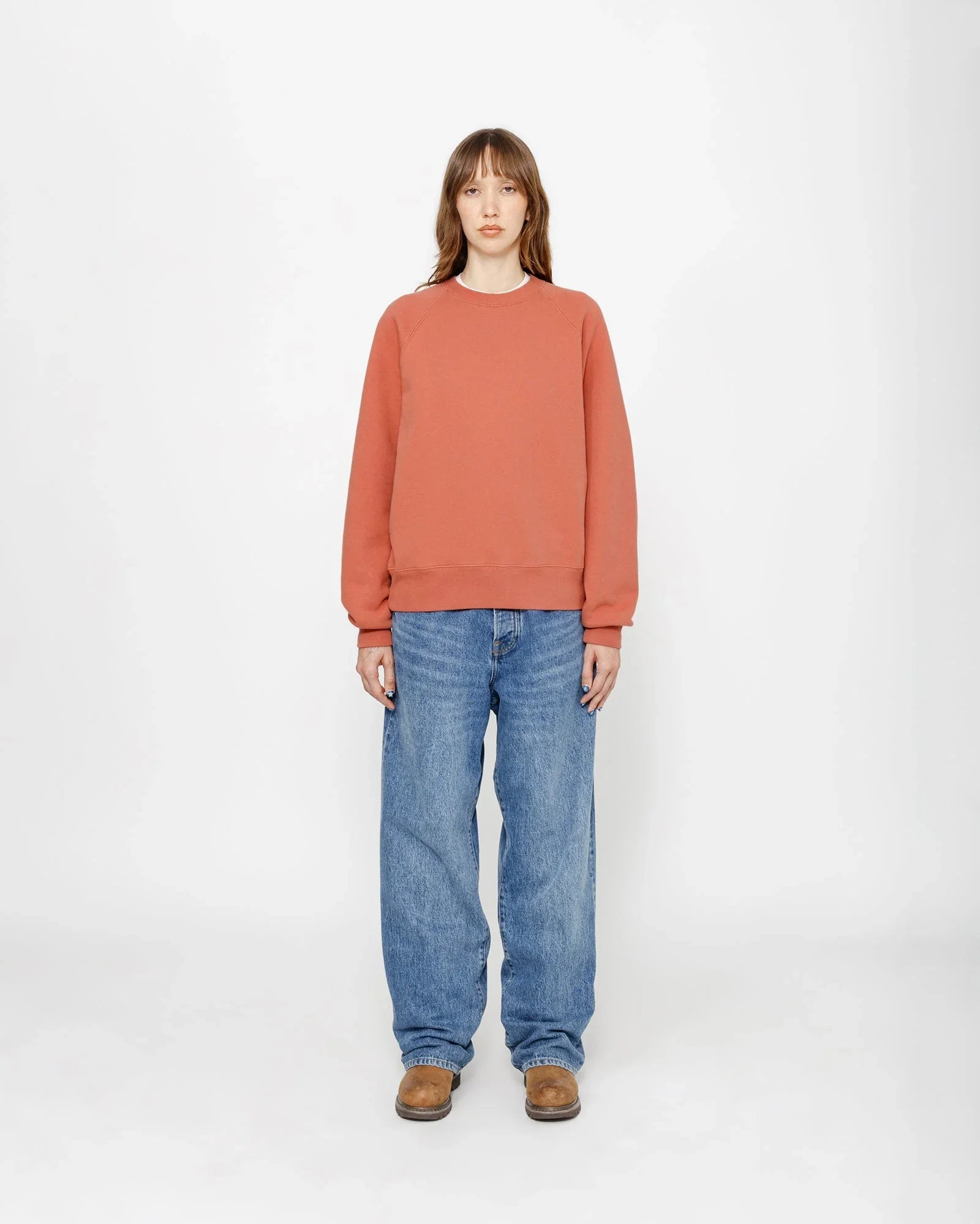 FLEECE RAGLAN CREW - Four Street