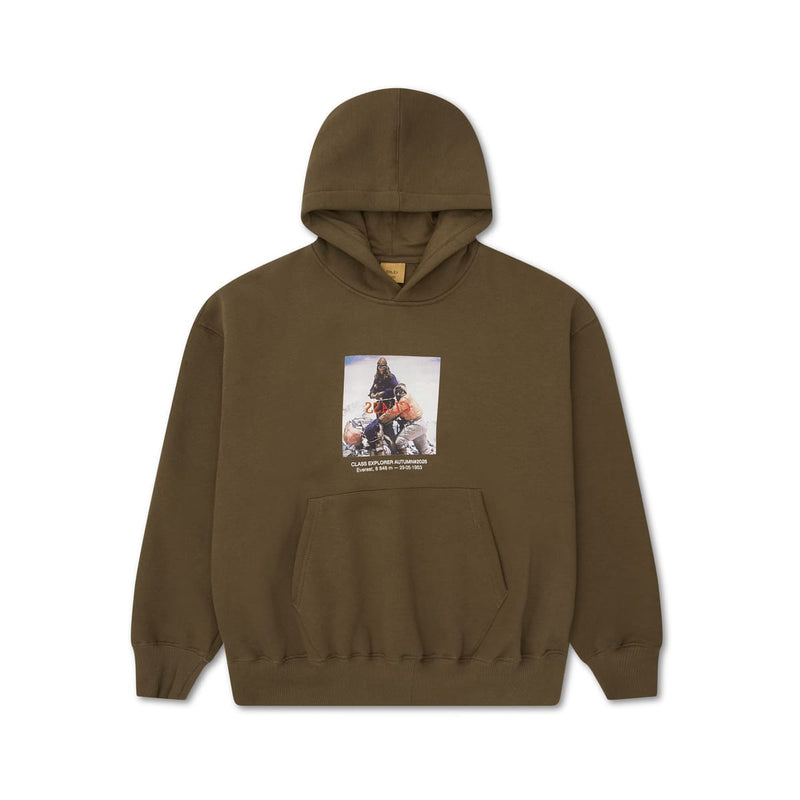 RELAXED HOODIE CLASS "EXPLORER" GREEN