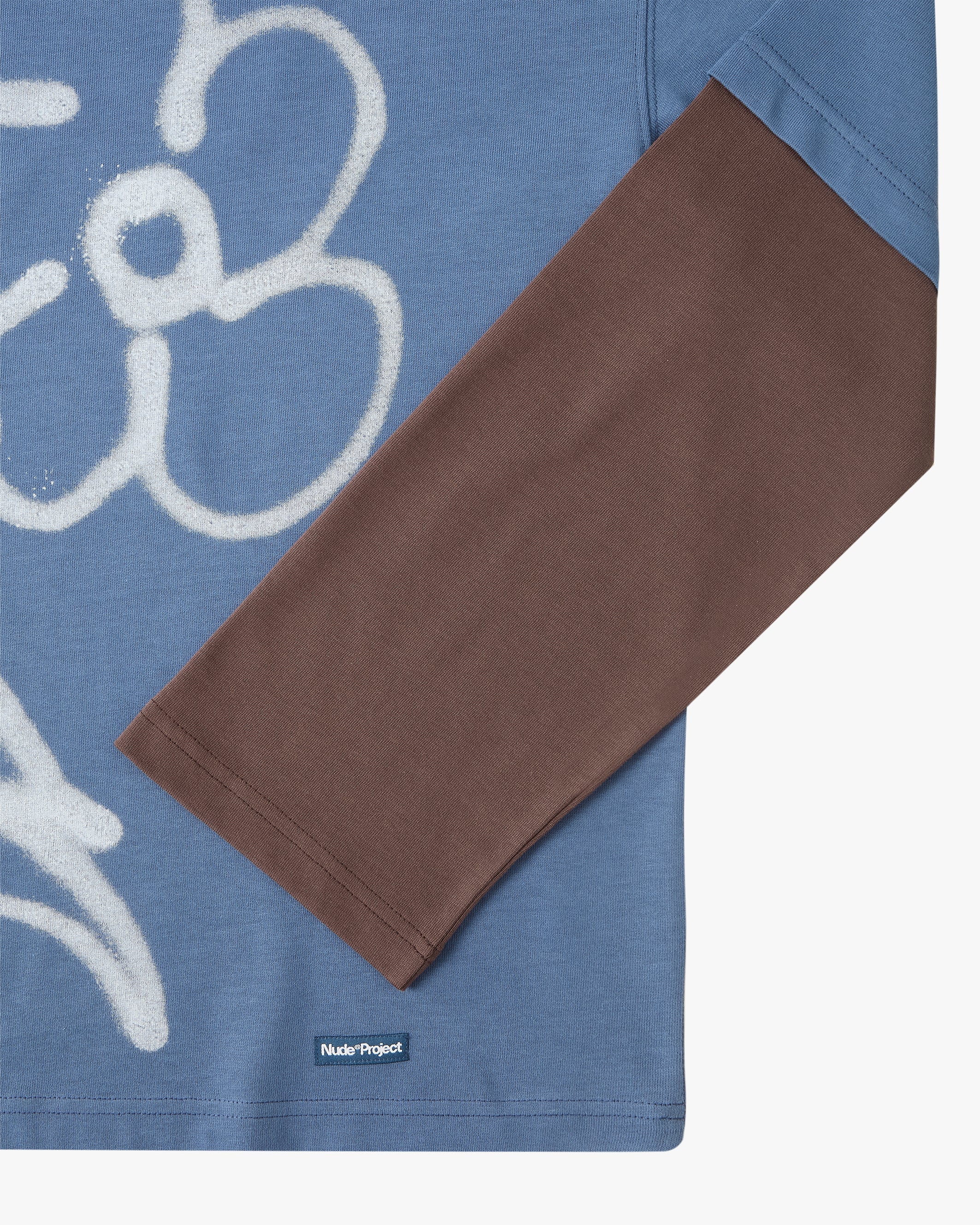 Hanami Long-Sleeve Tee Blue