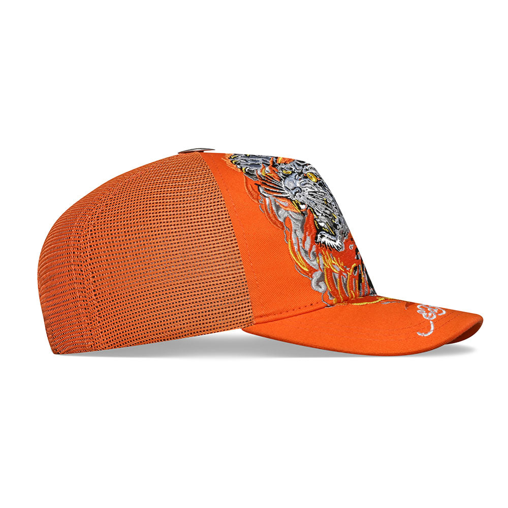 Boné Trucker Flaming Tiger