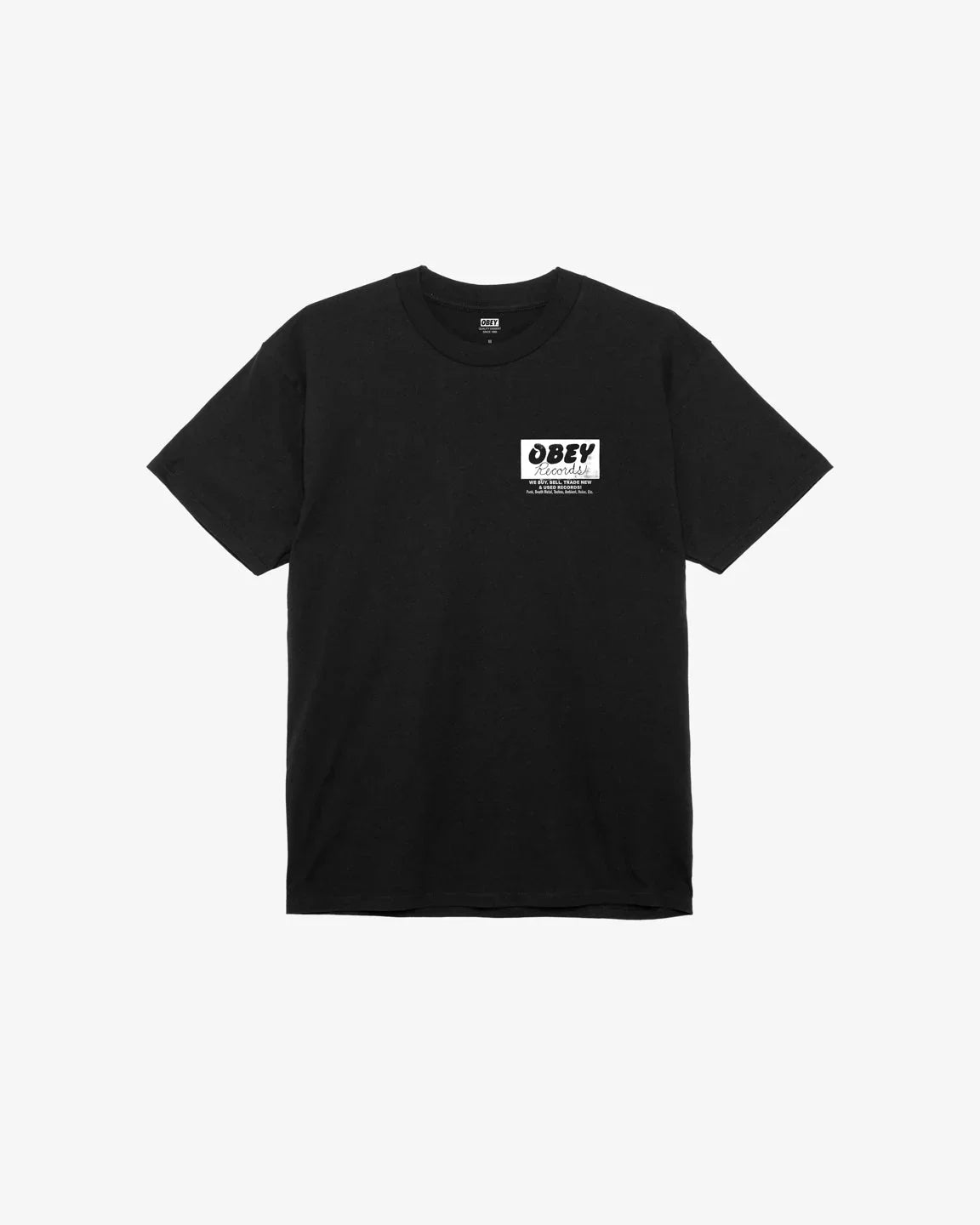 OBEY RECORDS BUY, SELL, TRADE CLASSIC T-SHIRT - Four Street