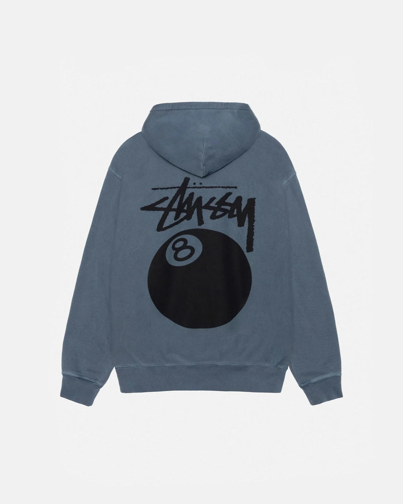 8 BALL HOODIE PIGMENT DYED - Four Street