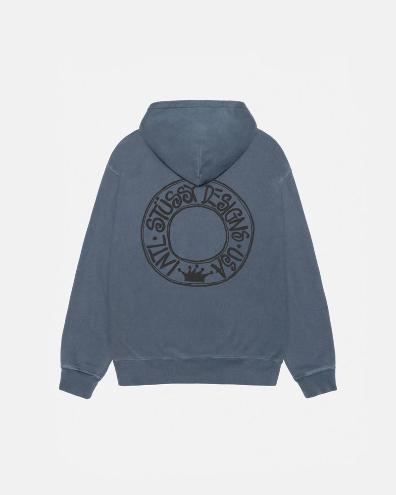 BUANA ZIP HOODIE PIGMENT DYED - Four Street