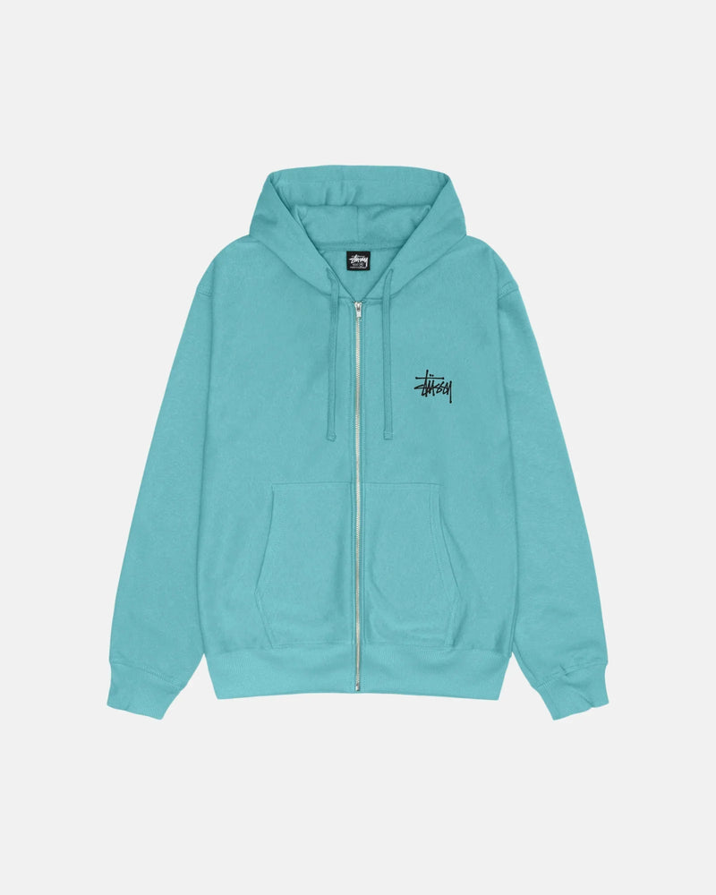 BASIC STÜSSY ZIP HOODIE - Four Street