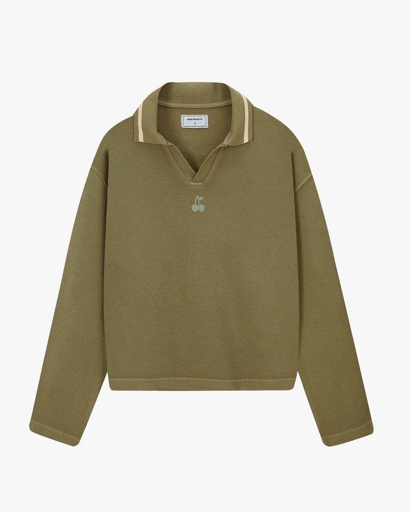 Cherry Beast Polo Green