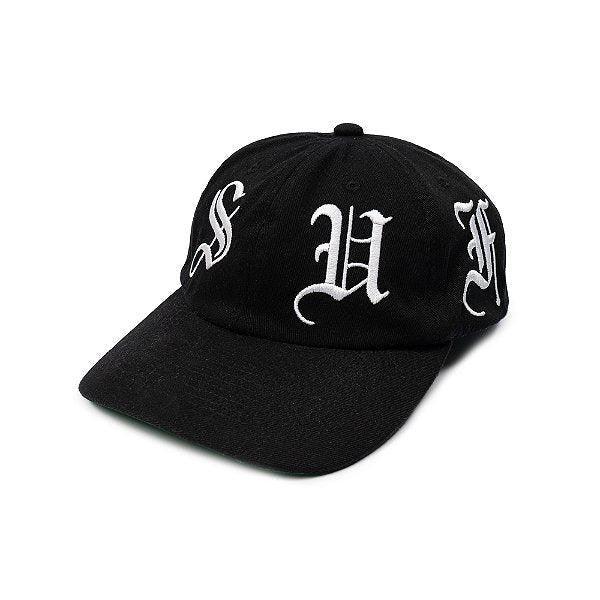 Boné 6 Panel $ Embroidery Preto - Four Street