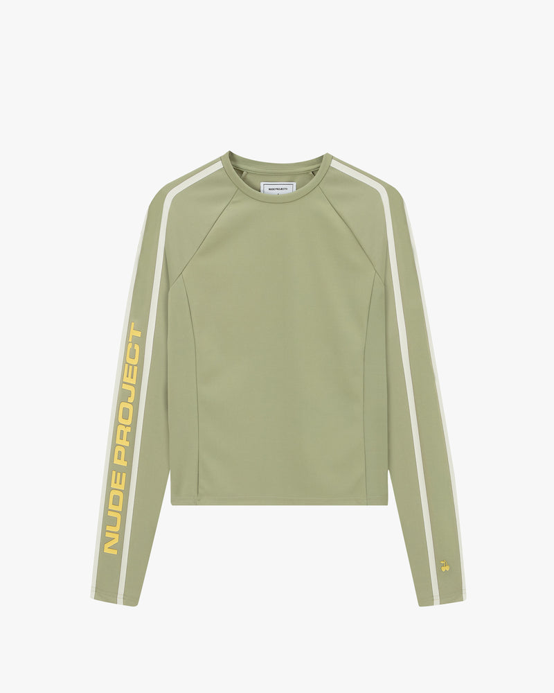 Suzuka Slim Long-Sleeve Tee Green